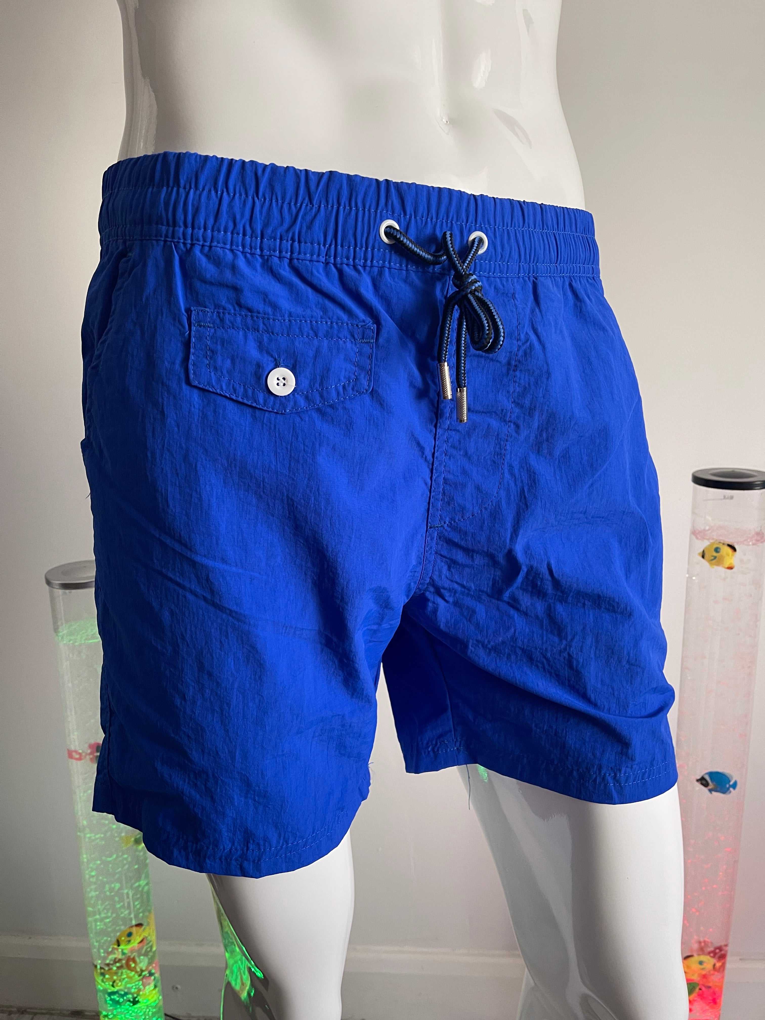 Project Men's Royal Blue Swim Shorts with Pockets – Size L – New with Tags