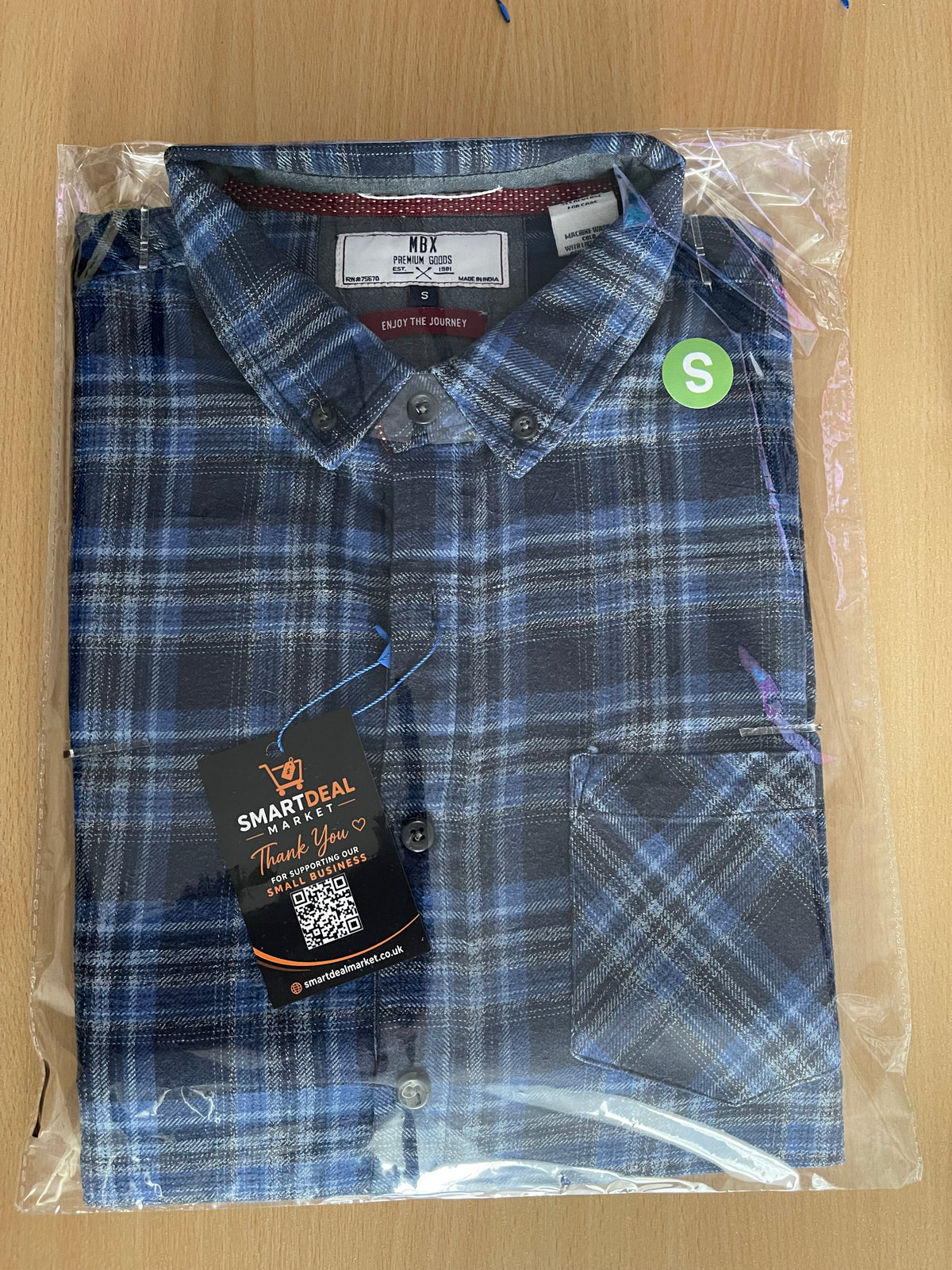 MBX Men’s Check Shirt Size S