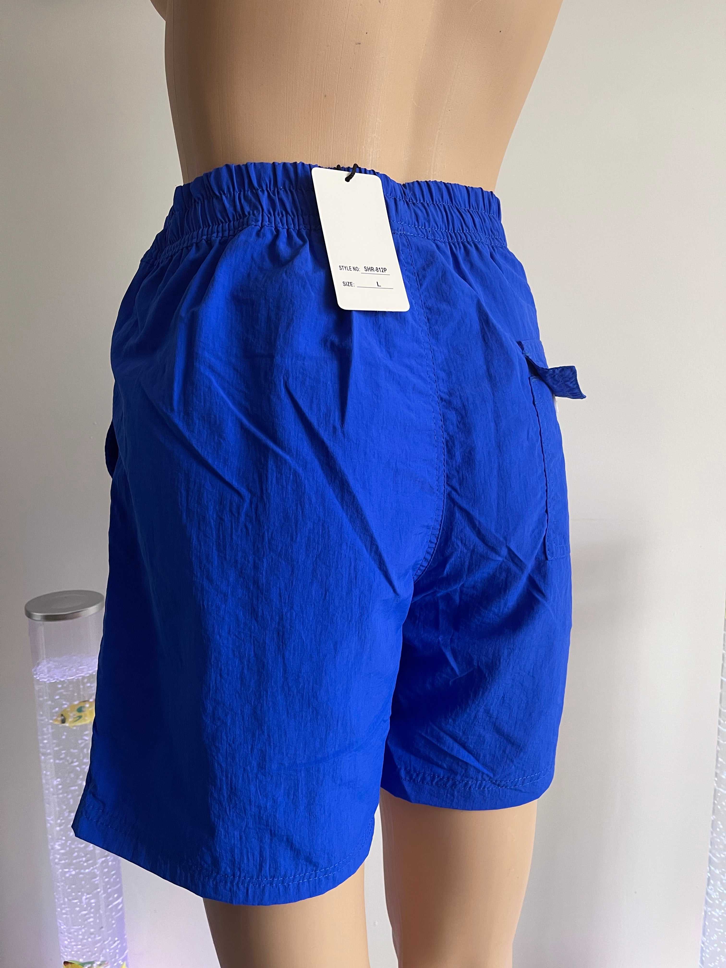 Women’s D Project Swim Shorts Size L – Blue – New With Tags