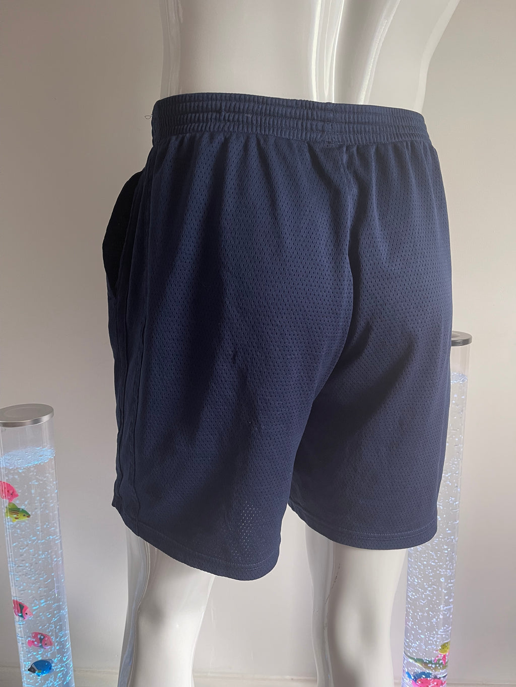 Champion Men's Mesh Performance Shorts Navy Size L