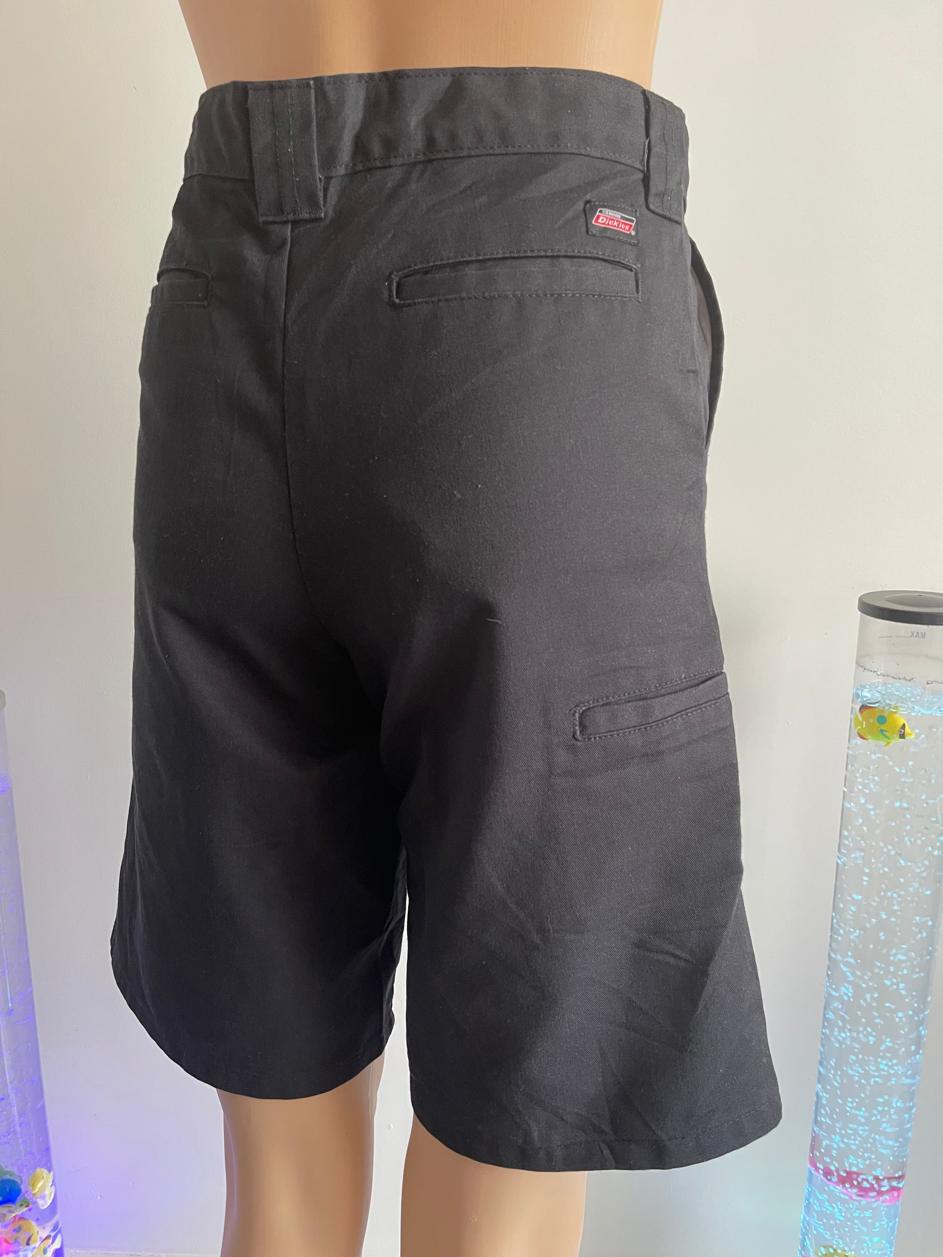 Dickies Women’s Work Shorts Size 14 Regular – Black – With Pockets