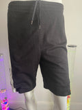 Starter Men's Black Mesh Shorts with Pockets – Size S