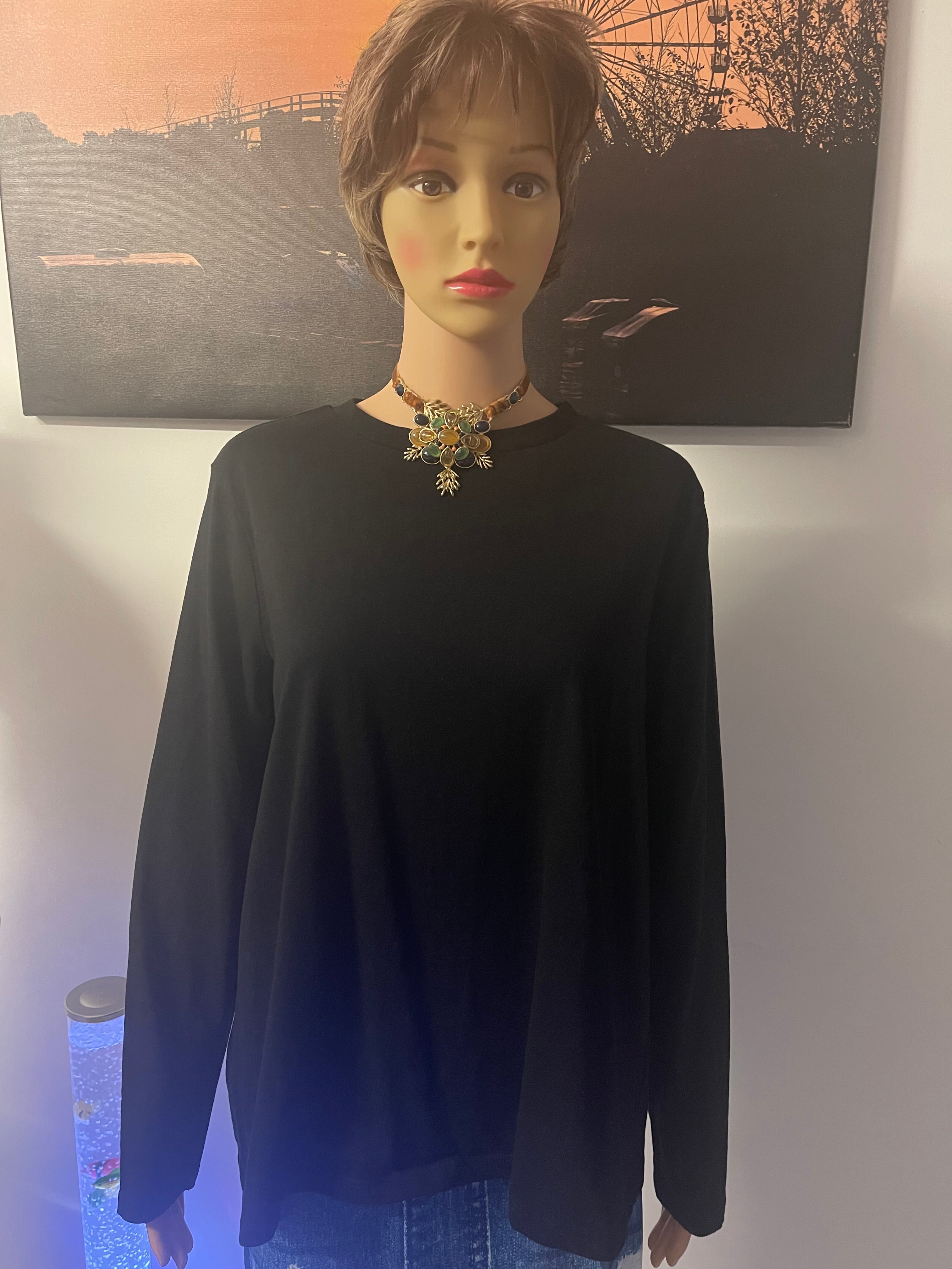 🖤 Primark Women's Black Long Sleeve Top