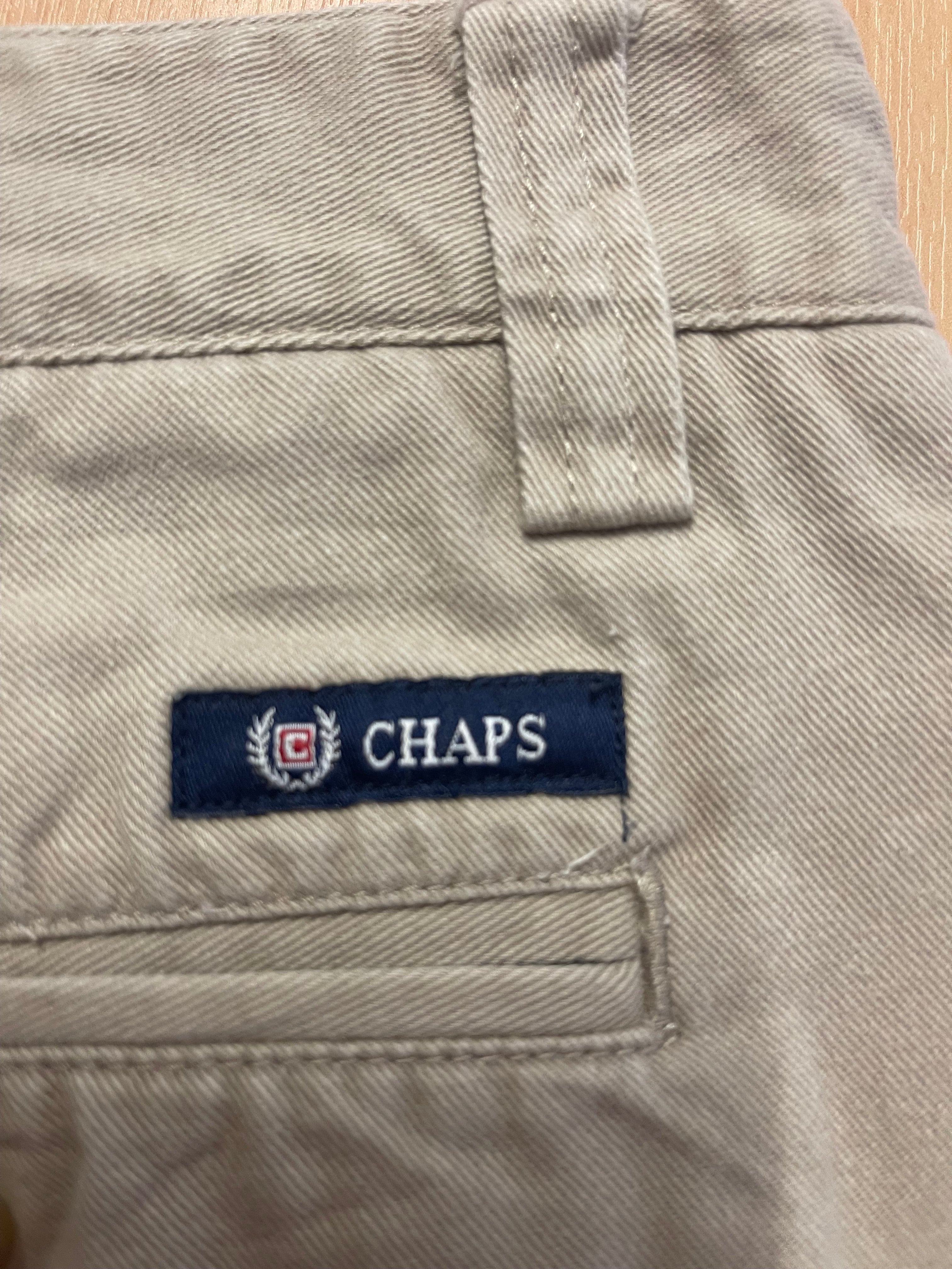 CHAPS Men’s Chino Shorts W31 Beige