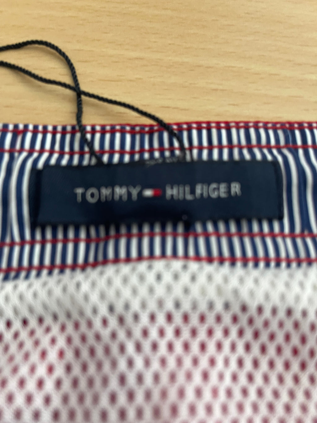 Tommy Hilfiger Men’s Red Shorts With Pockets – Size M 🔥
