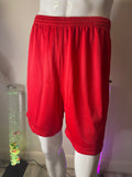 Men's Red Mesh Sports Shorts – Size L