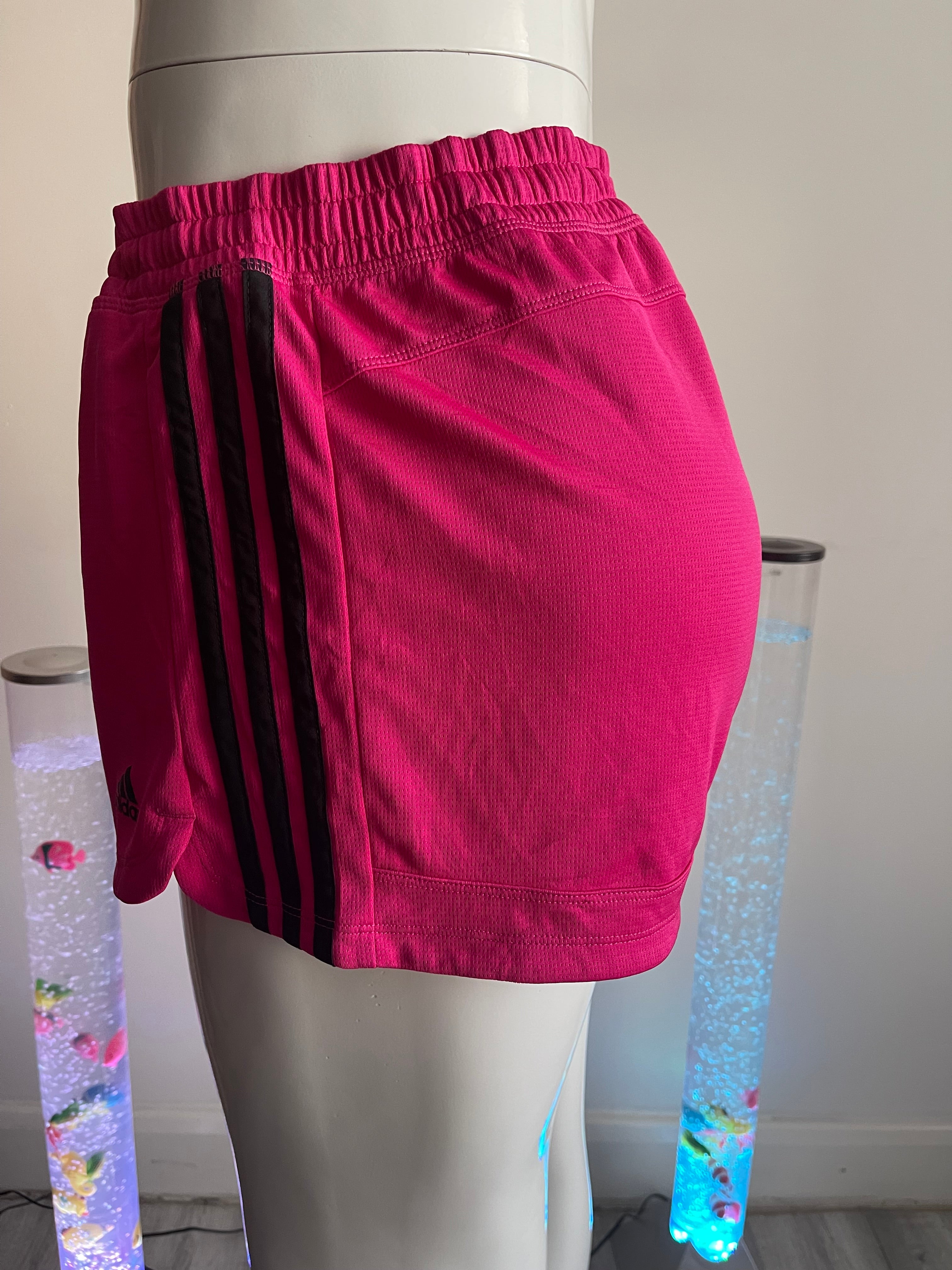 Adidas Women’s 2-in-1 Sports Shorts Pink Size XL
