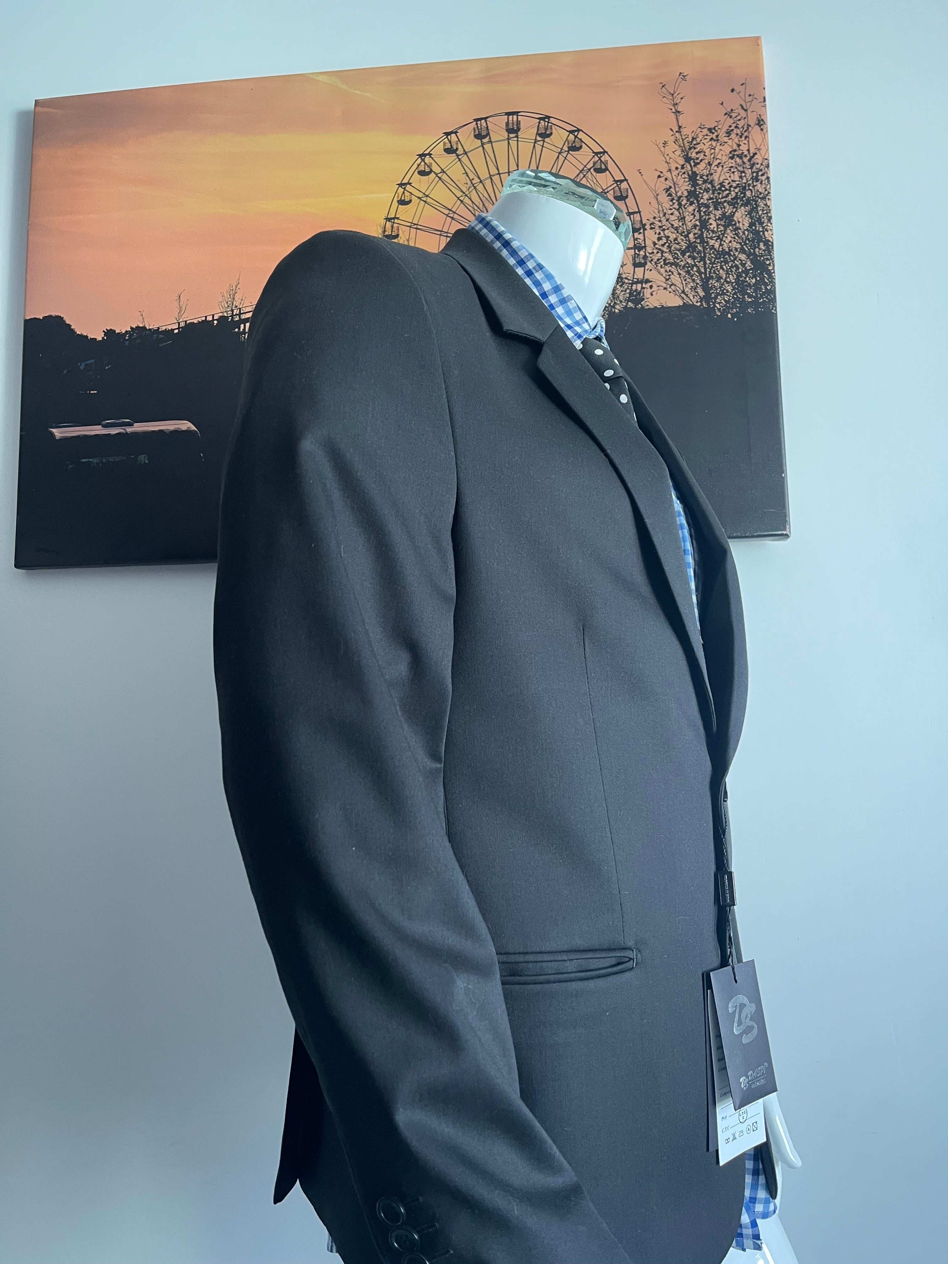 DASPI Slim Fit Wool Blend Suit Jacket 54 New With Tags