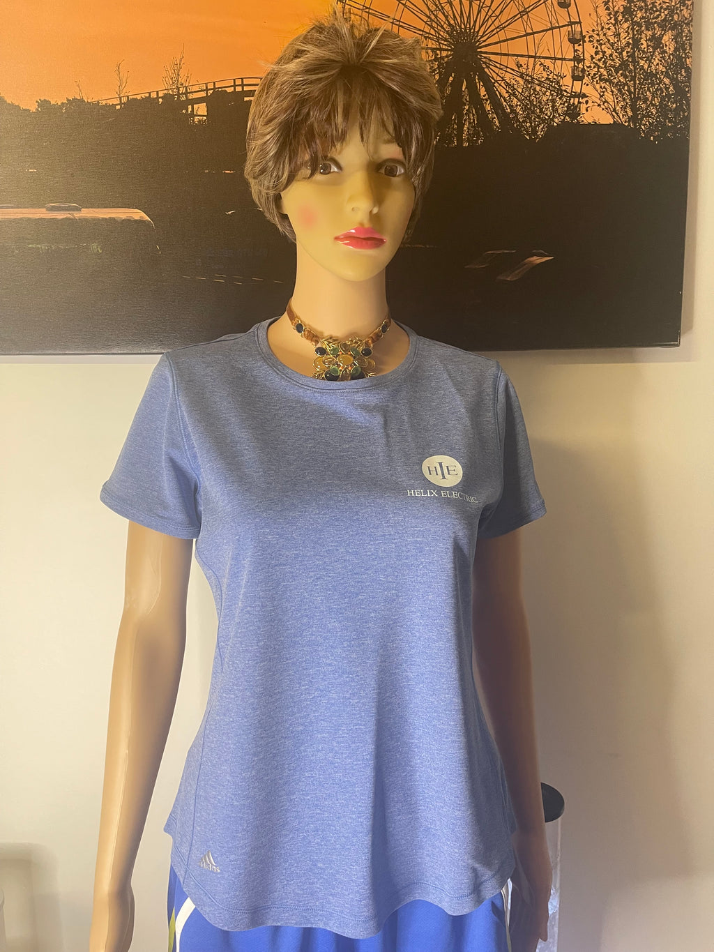 Adidas Women's Blue T-Shirt M