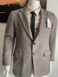 Austin Manor Herringbone Tweed Blazer 42R Brown Smart Casual Jacket