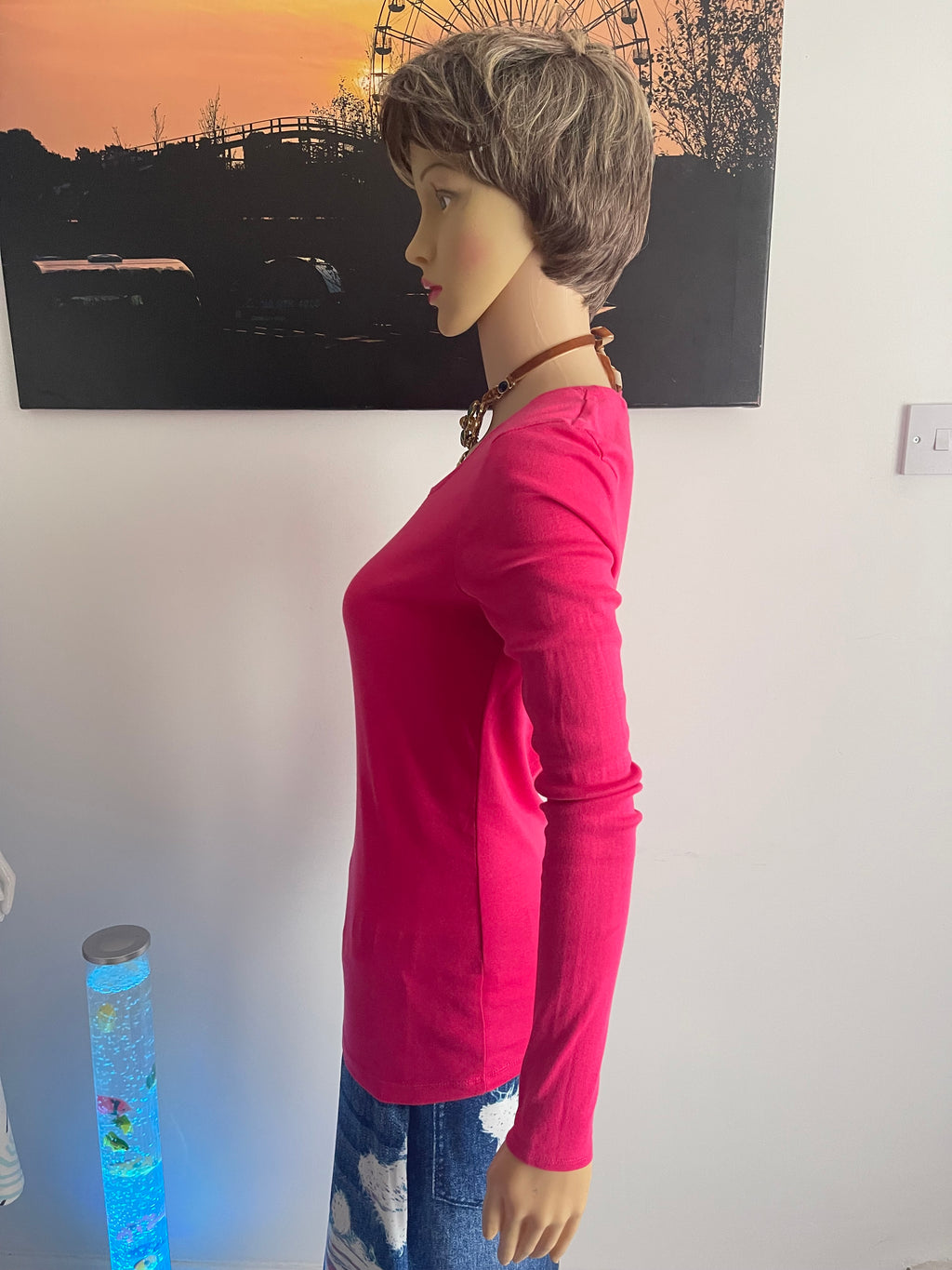 Titlu: Next Women's Pink Long Sleeve Top UK 12