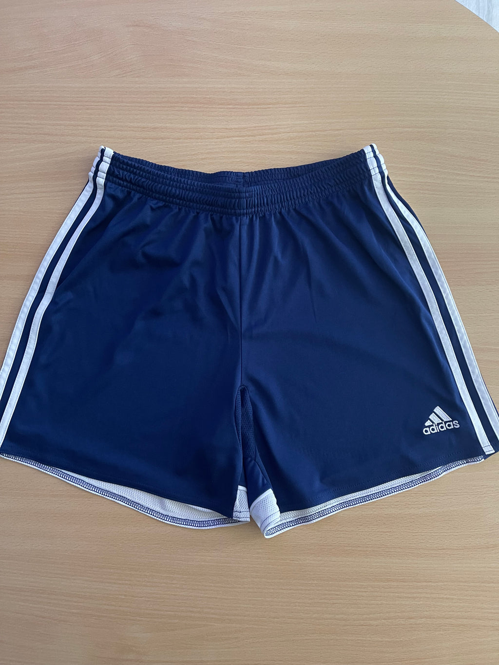 Adidas Women's Navy Sports Shorts UK 12 / EU 38