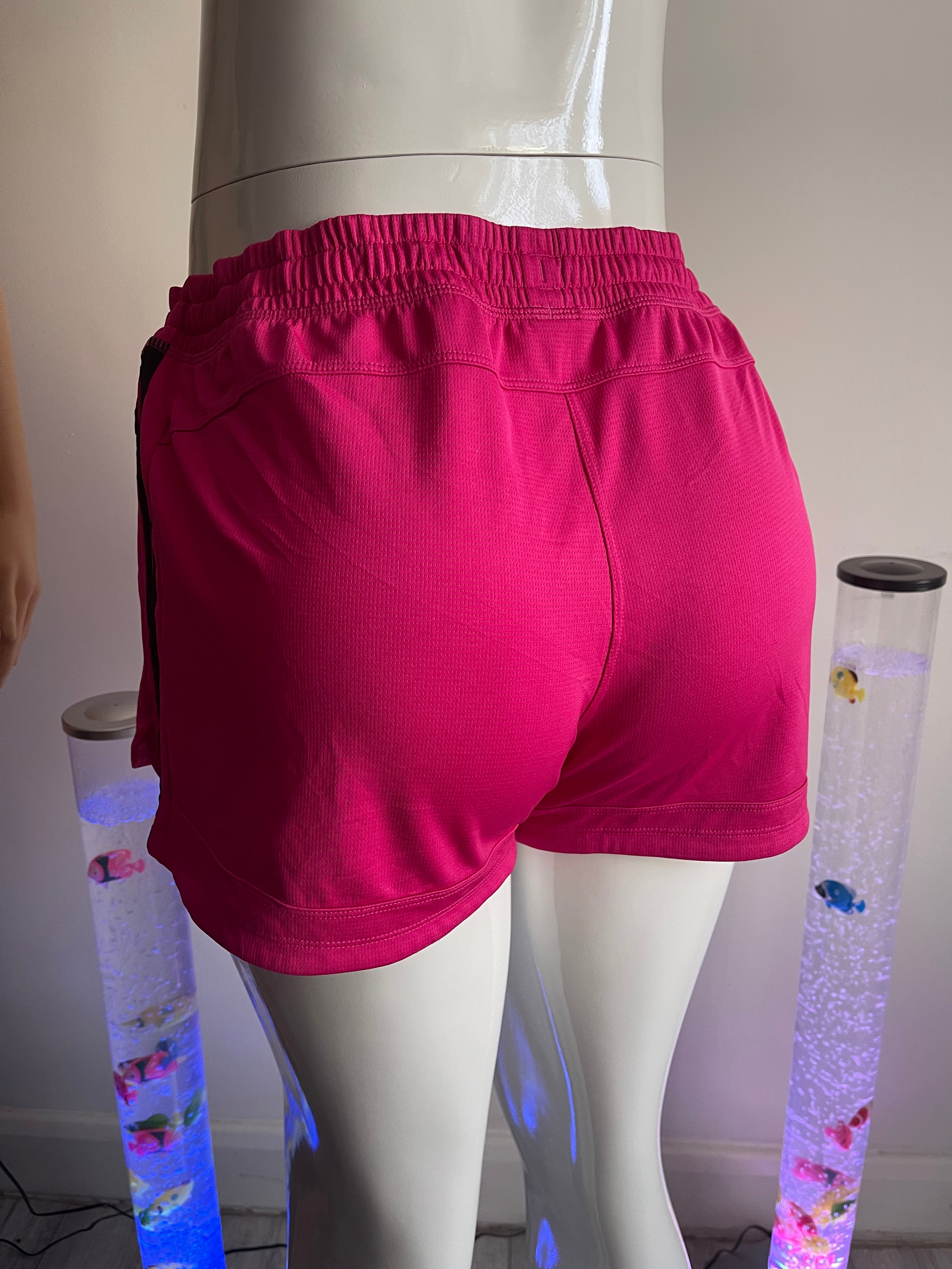 Adidas Women’s 2-in-1 Sports Shorts Pink Size XL