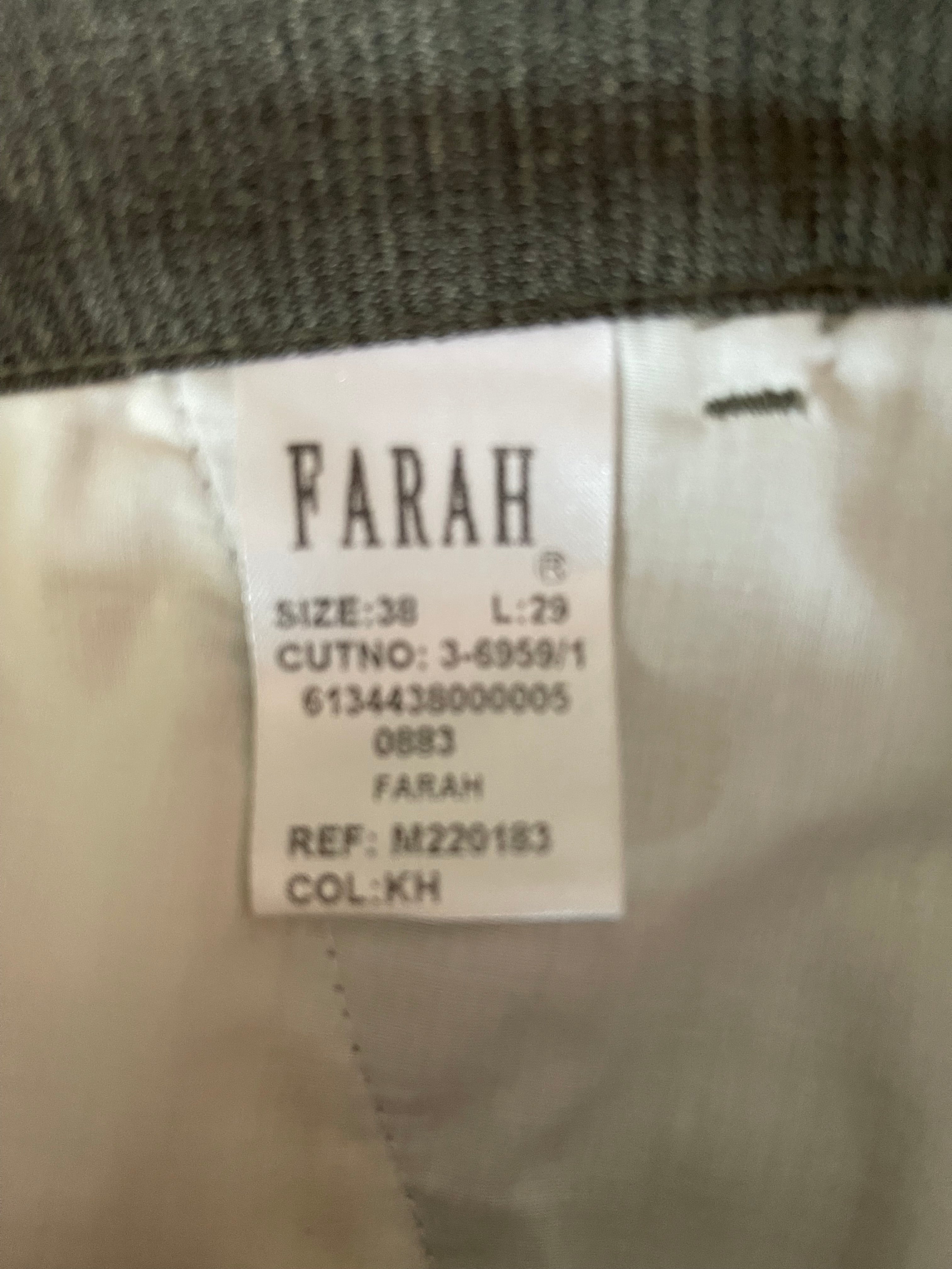 Farah Men's Smart Trousers Brown W38 L29