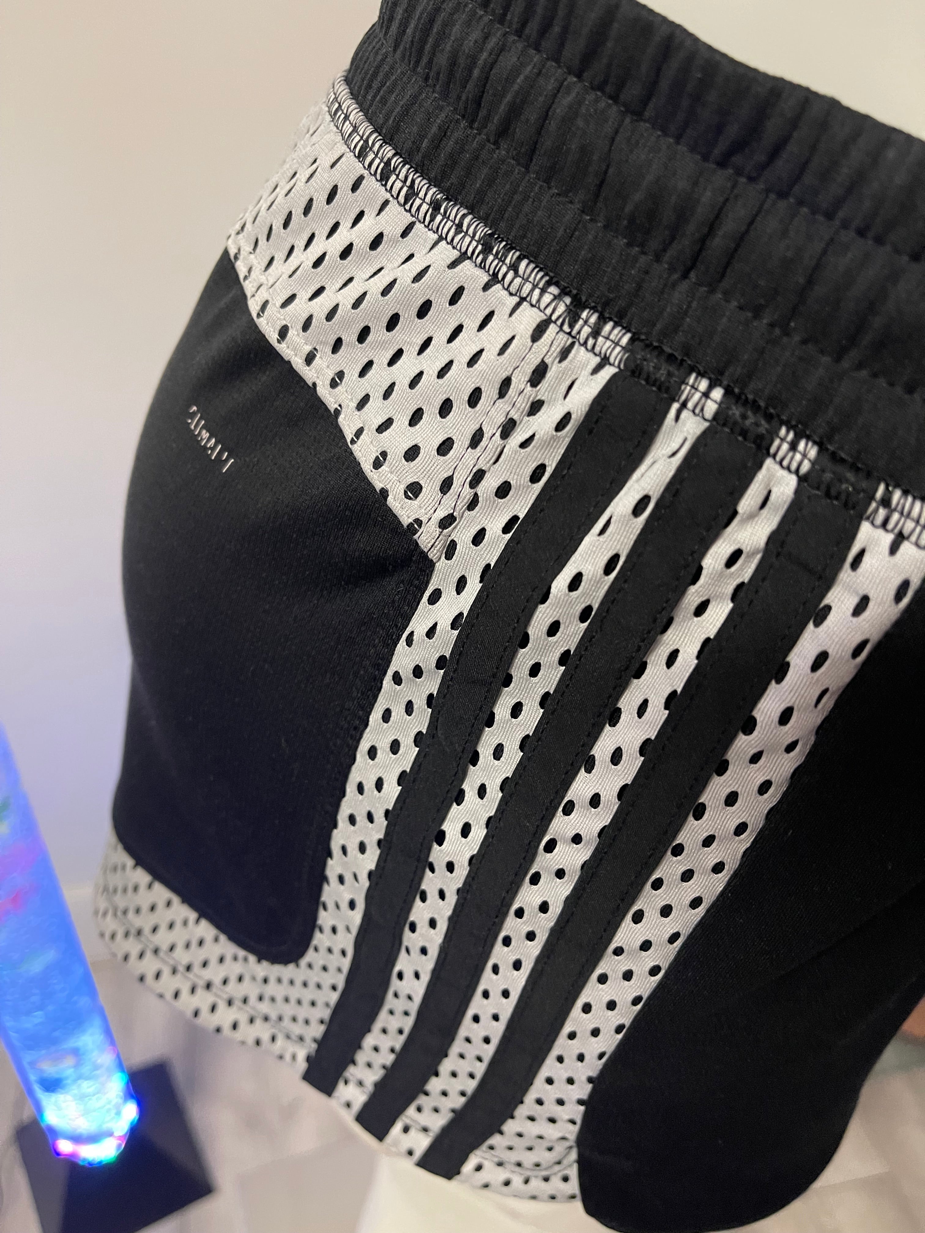 Adidas Women’s Sports Shorts – Black/White – Size M