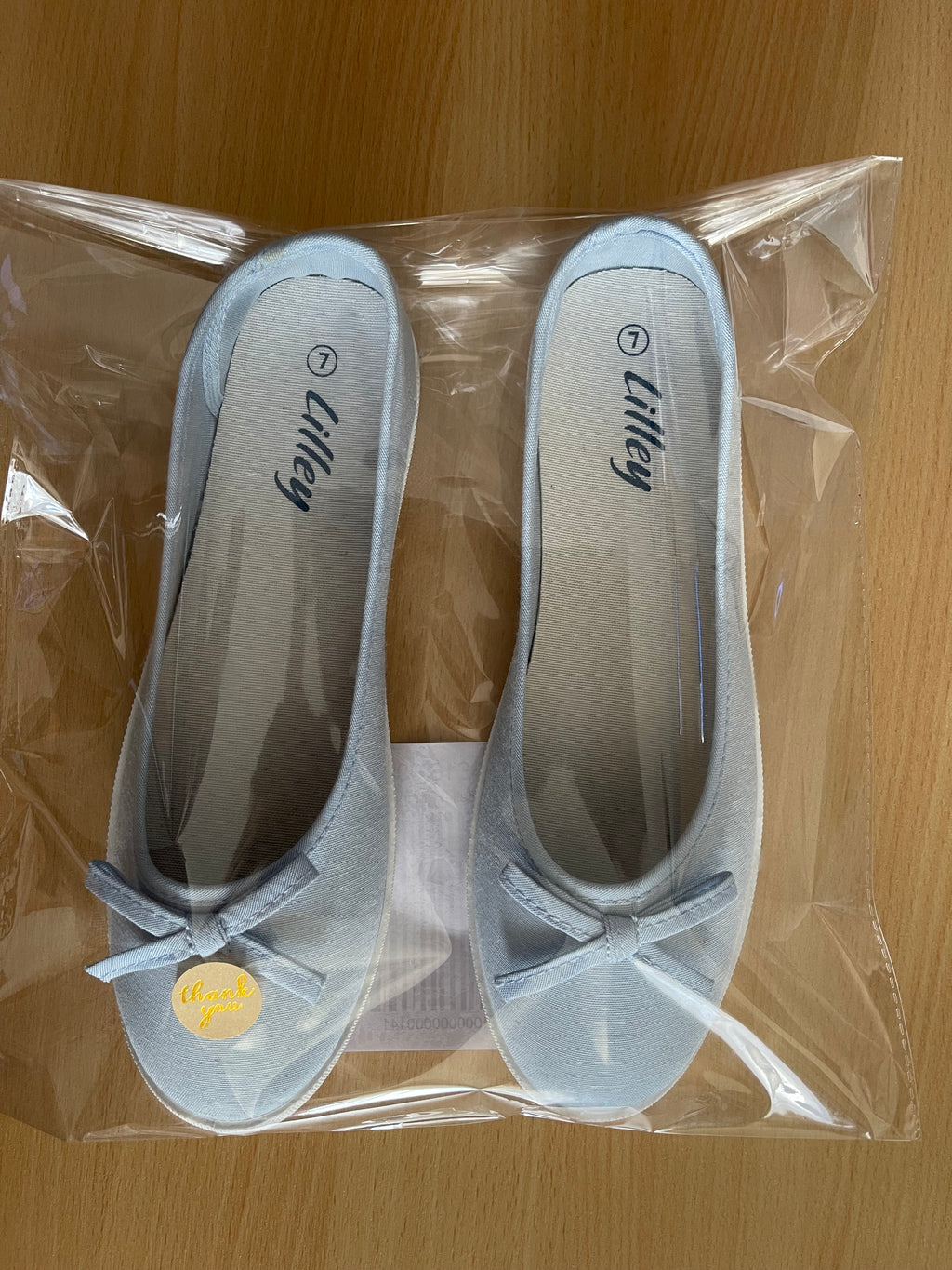 Lilley Women's Light Blue Ballet Pumps UK 7 – New