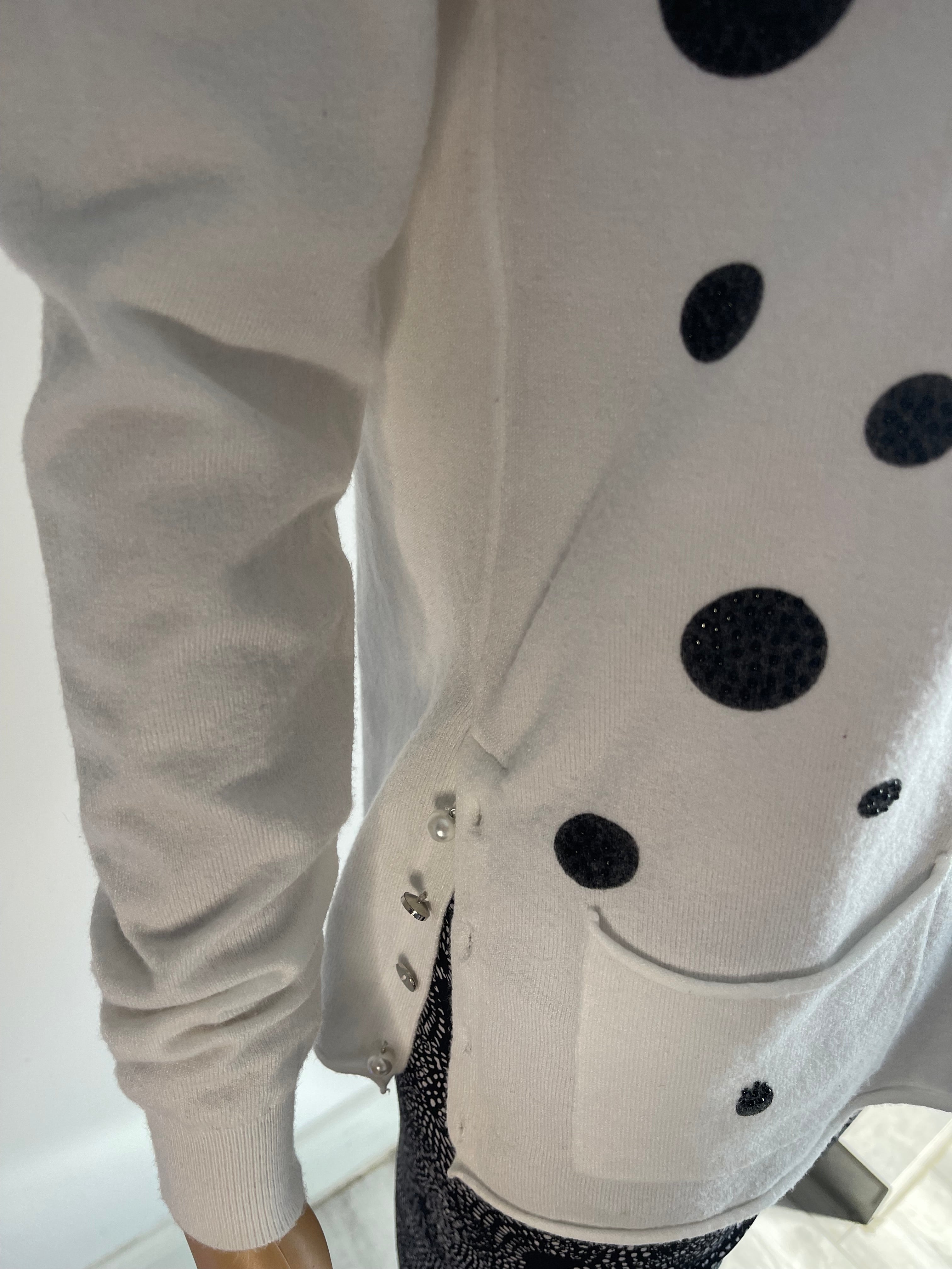 🤍 Lazy Girl Polka Dot Jumper L/XL 🤍 Cozy Women’s Sweater