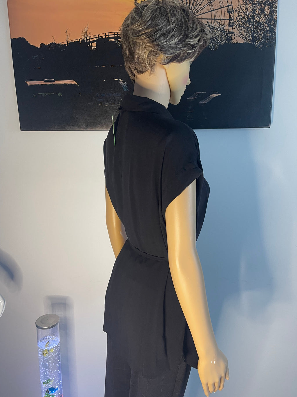 MAMA Black Shirt Dress Size M 🖤