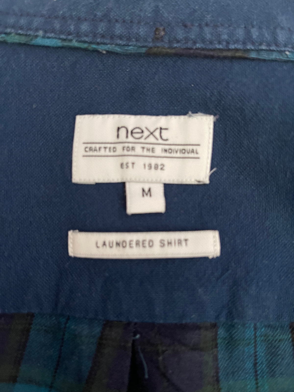 Next Men’s Checked Shirt Size M