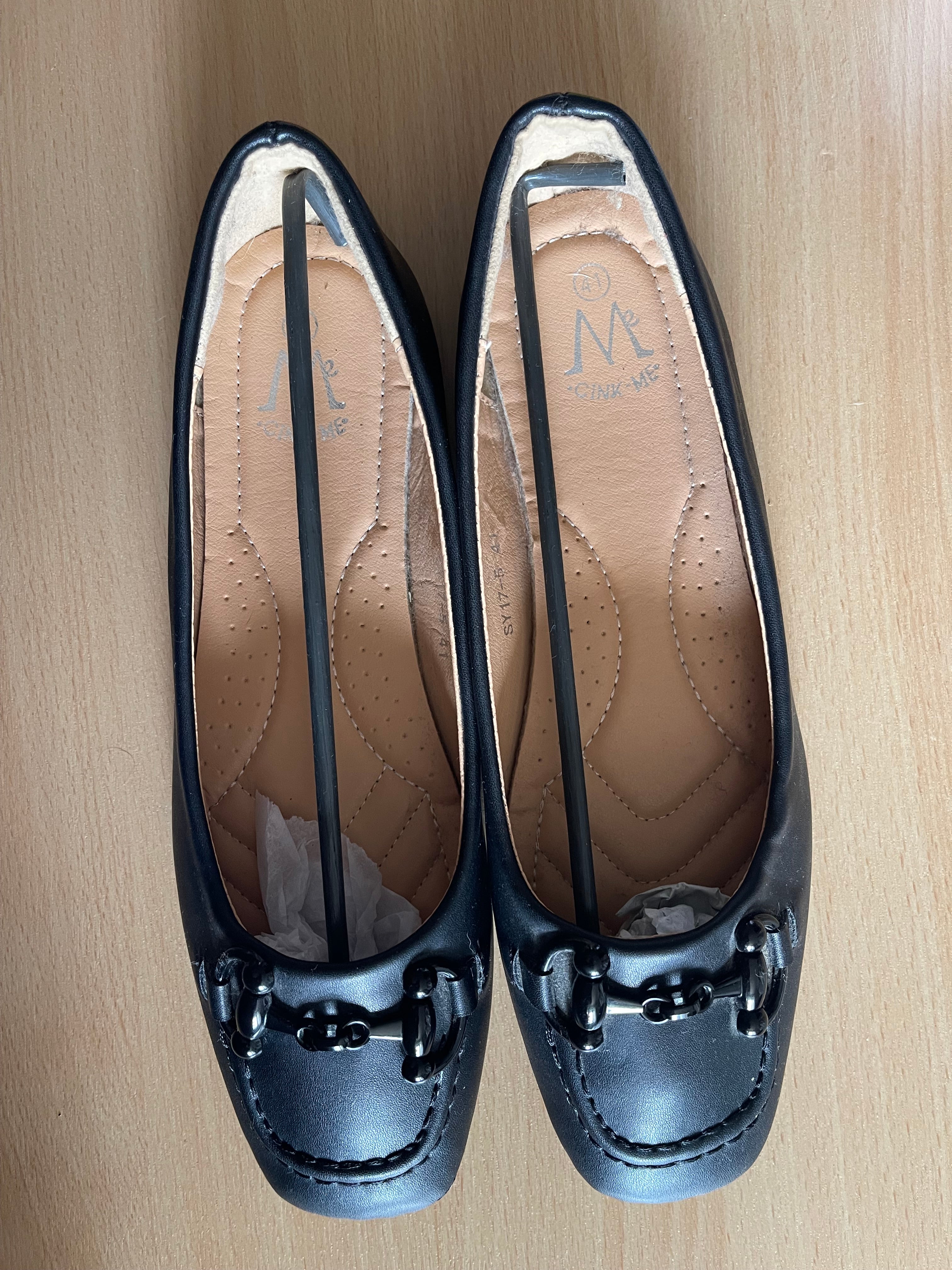 Black Wedge Court Shoes Size EU 41 – New