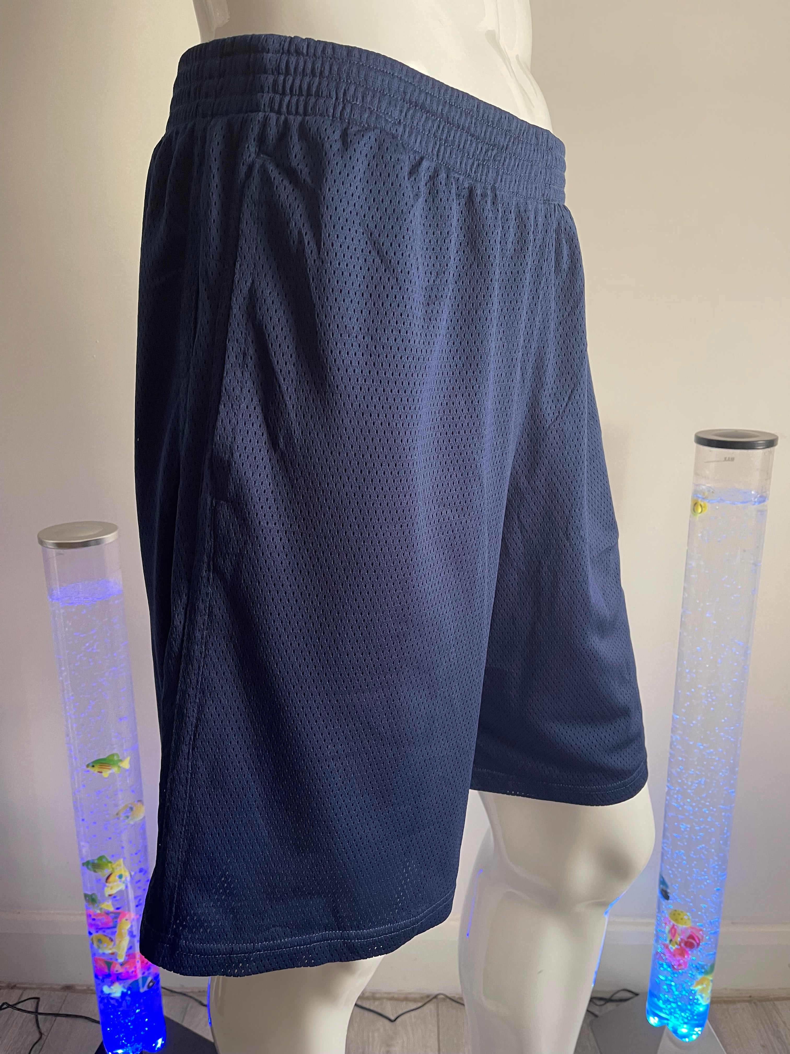 Champion Men's Navy Sports Shorts with Pockets Size L