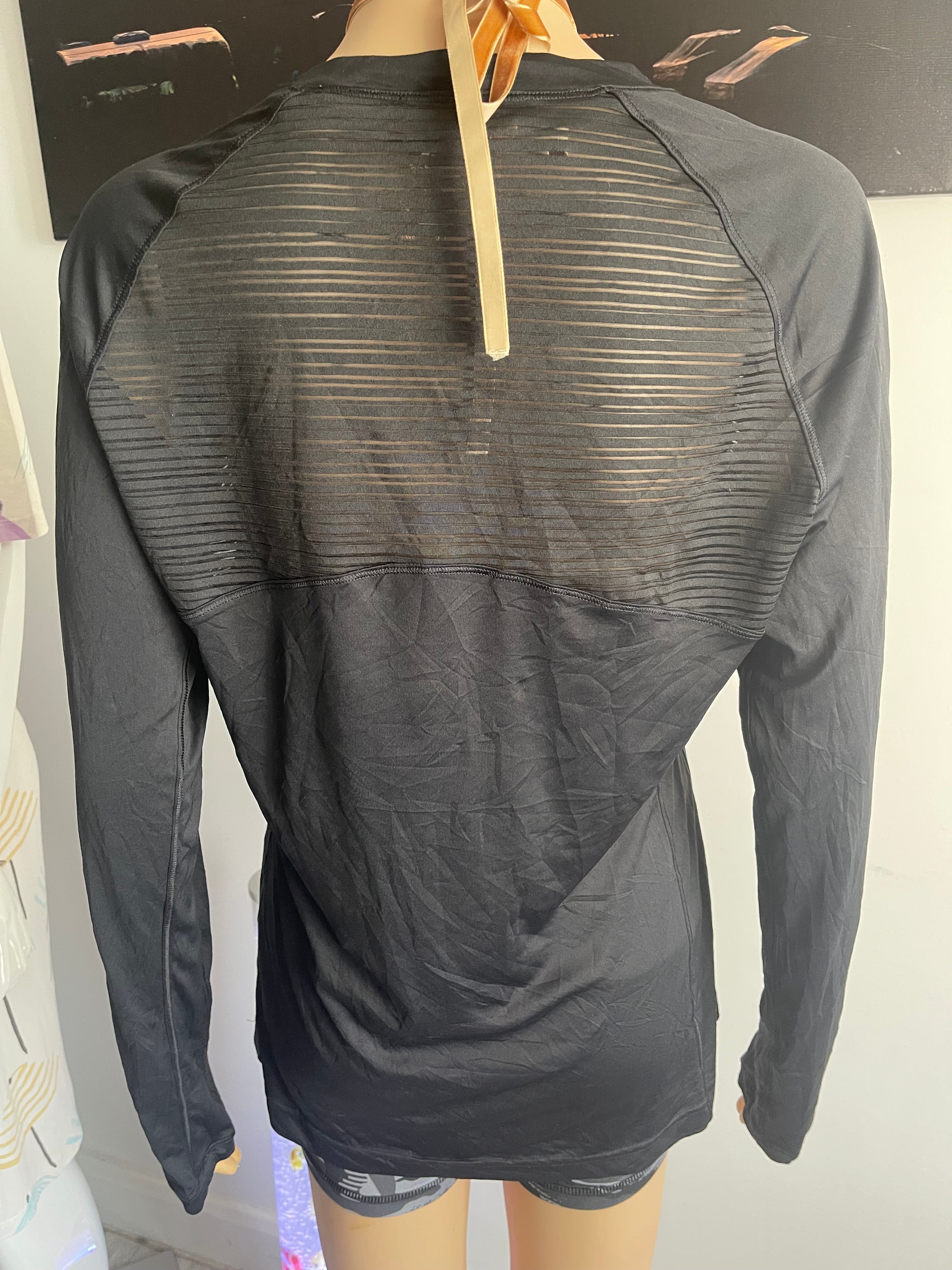Adidas Women's Long Sleeve Performance Top Black UK 18 US L