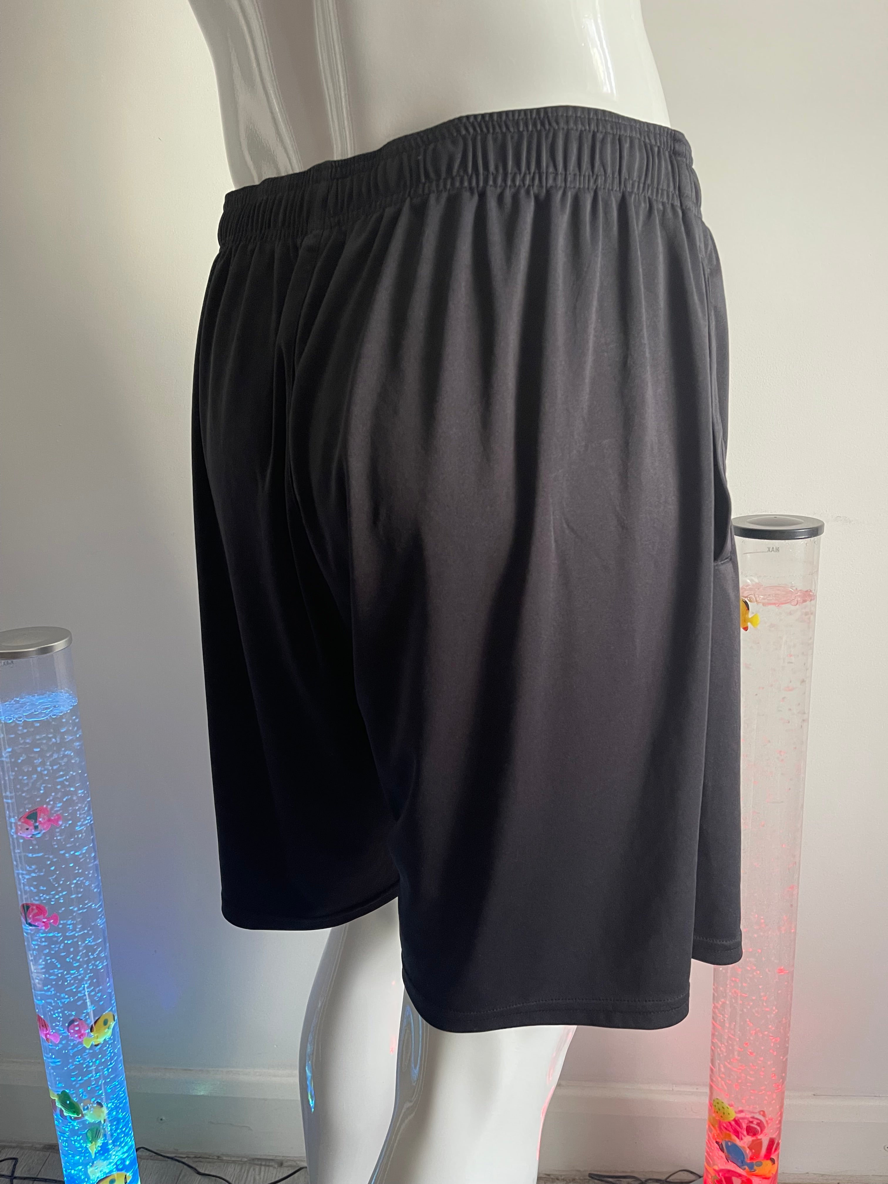 Champion Men's Black Sports Shorts with Pockets XXL