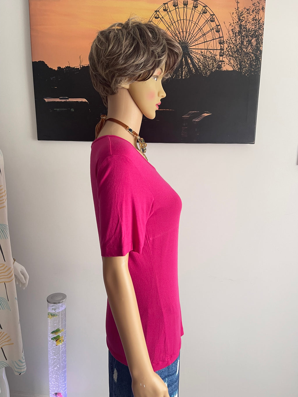 Classic Women's Pink T-Shirt UK 12