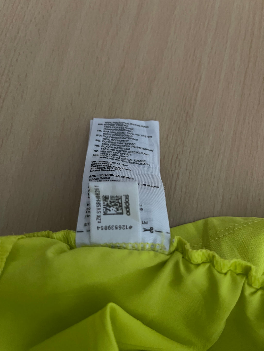 Adidas Primegreen Women’s Running Shorts Lime Green Size S UK 8-10