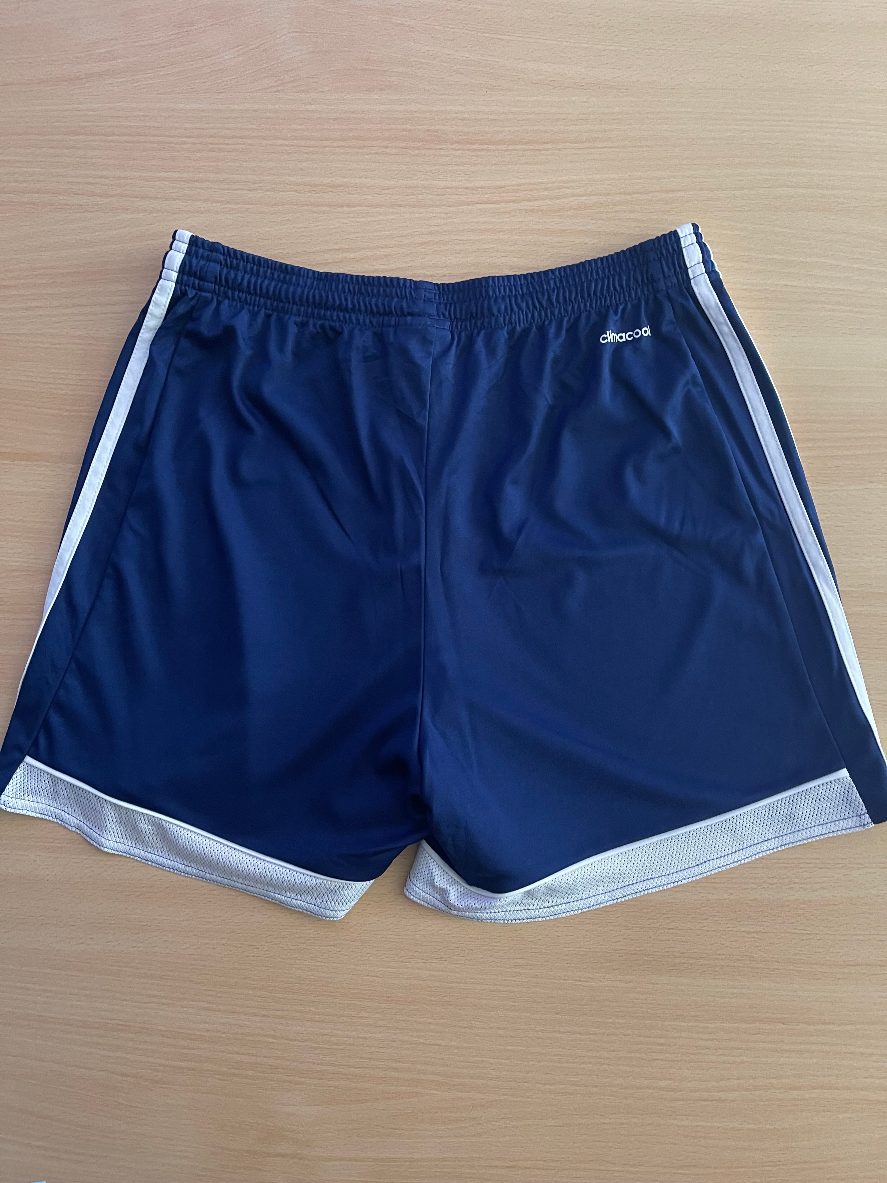 Adidas Women's Navy Sports Shorts UK 12 / EU 38