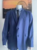 Racing Green 98% Wool Blazer UK 50R EU 60 Blue Smart Casual Men's Jacket