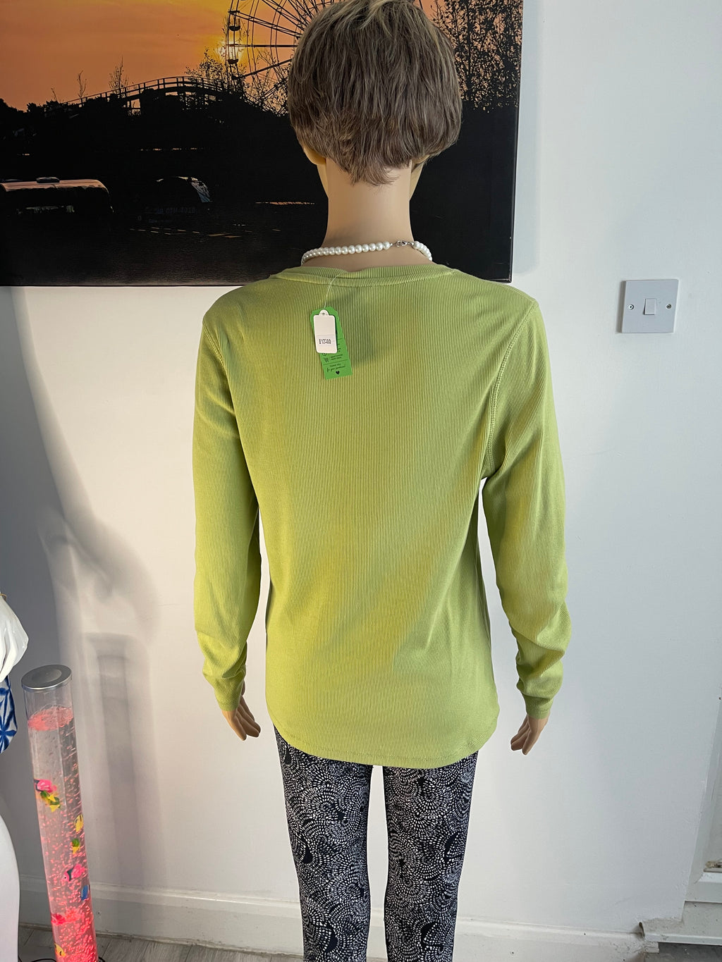 💚 M&S Ribbed Long Sleeve Top Size 14 💚 Casual Women’s Essential