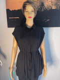 MAMA Black Shirt Dress Size M 🖤