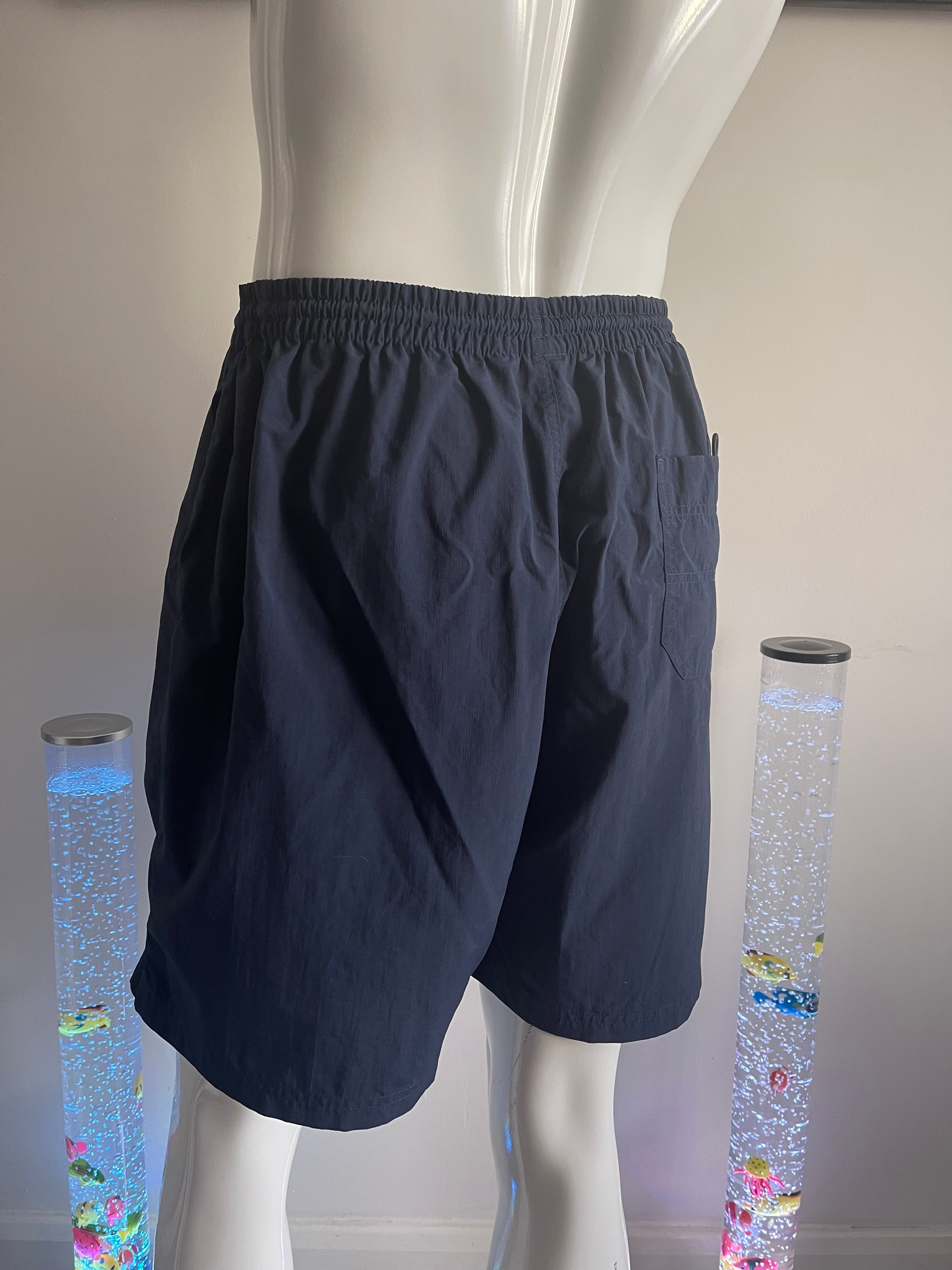 Reebok Men's Navy Sports Shorts with Pockets – Size 2XL