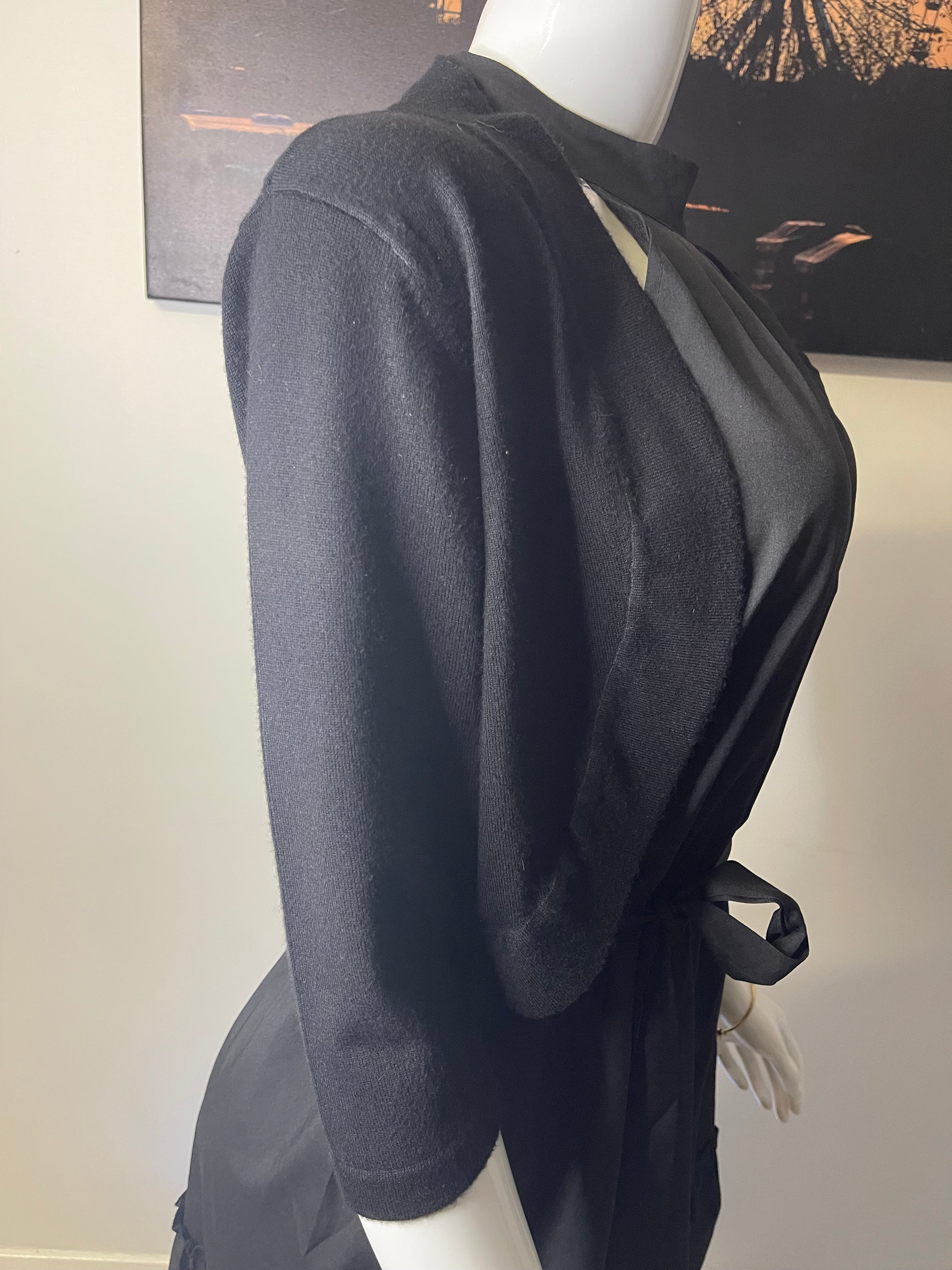 Gerard Black Cropped Bolero Cardigan – Size L