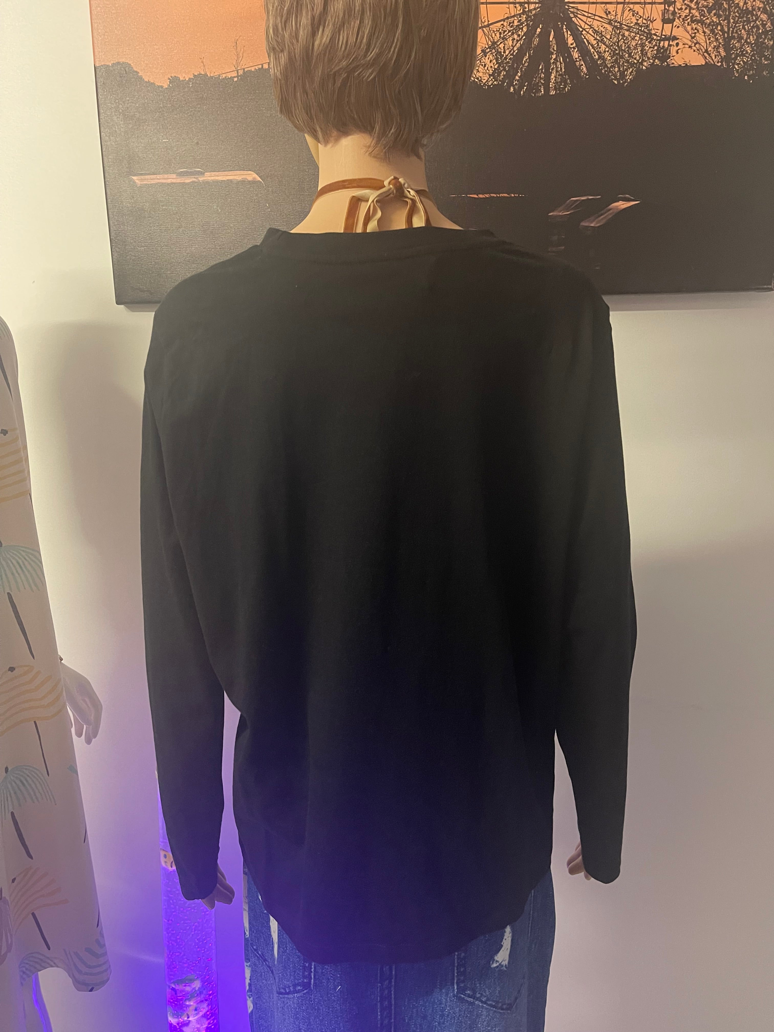 🖤 Primark Women's Black Long Sleeve Top