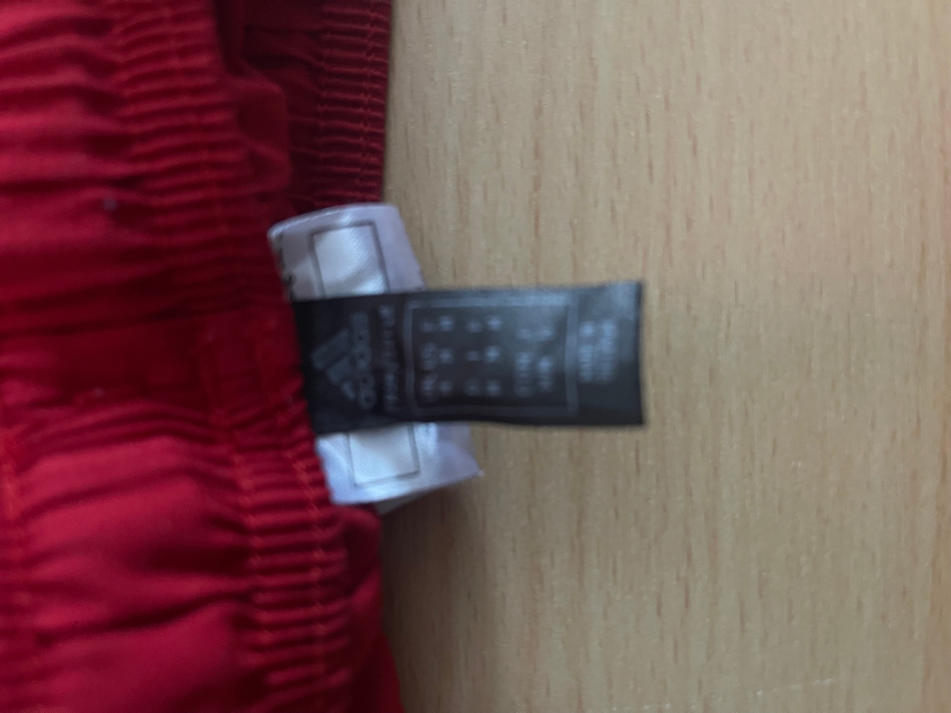 Adidas Men’s Red Sports Shorts – Size M