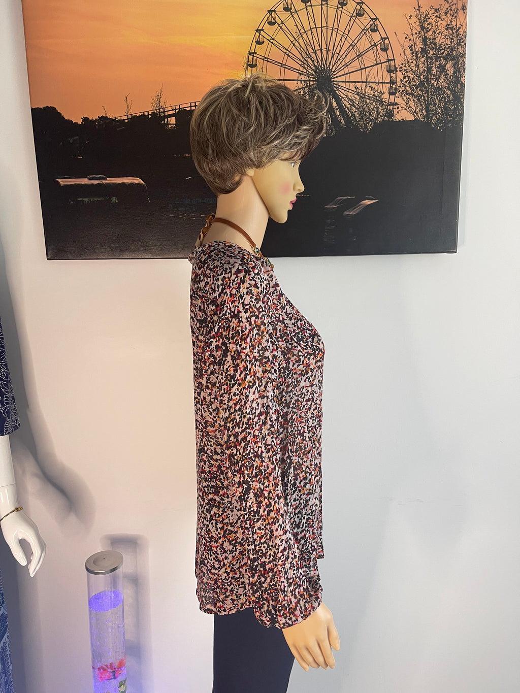 ,Crew Clothing Co Floral Print Blouse UK 14