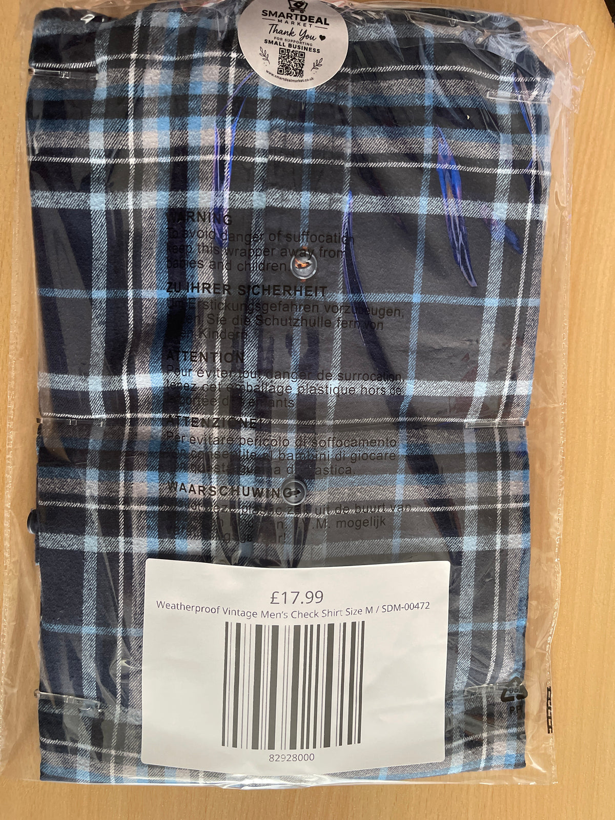 Weatherproof Vintage Men’s Check Shirt Size M
