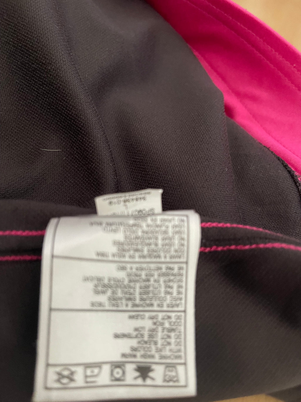 Nike Women's Cropped Training Leggings Black/Pink Size L