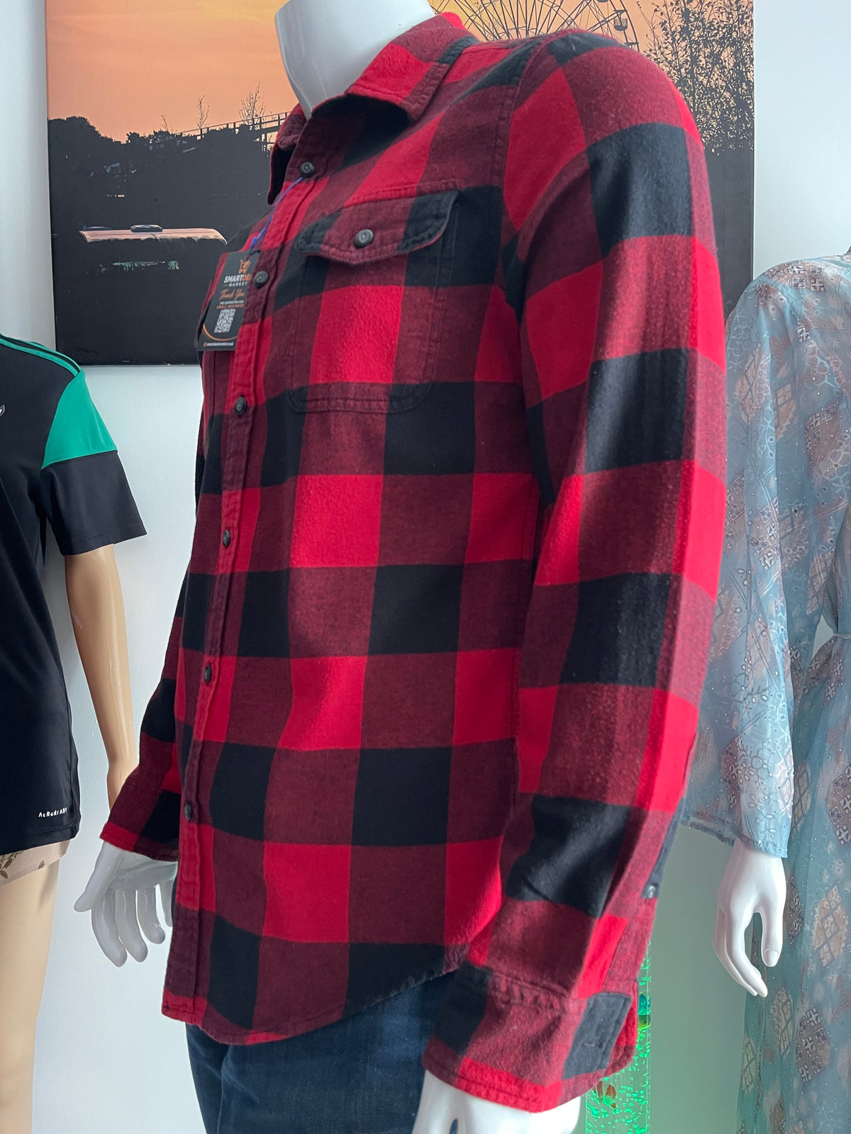 Sonoma Men’s Buffalo Check Shirt Size M