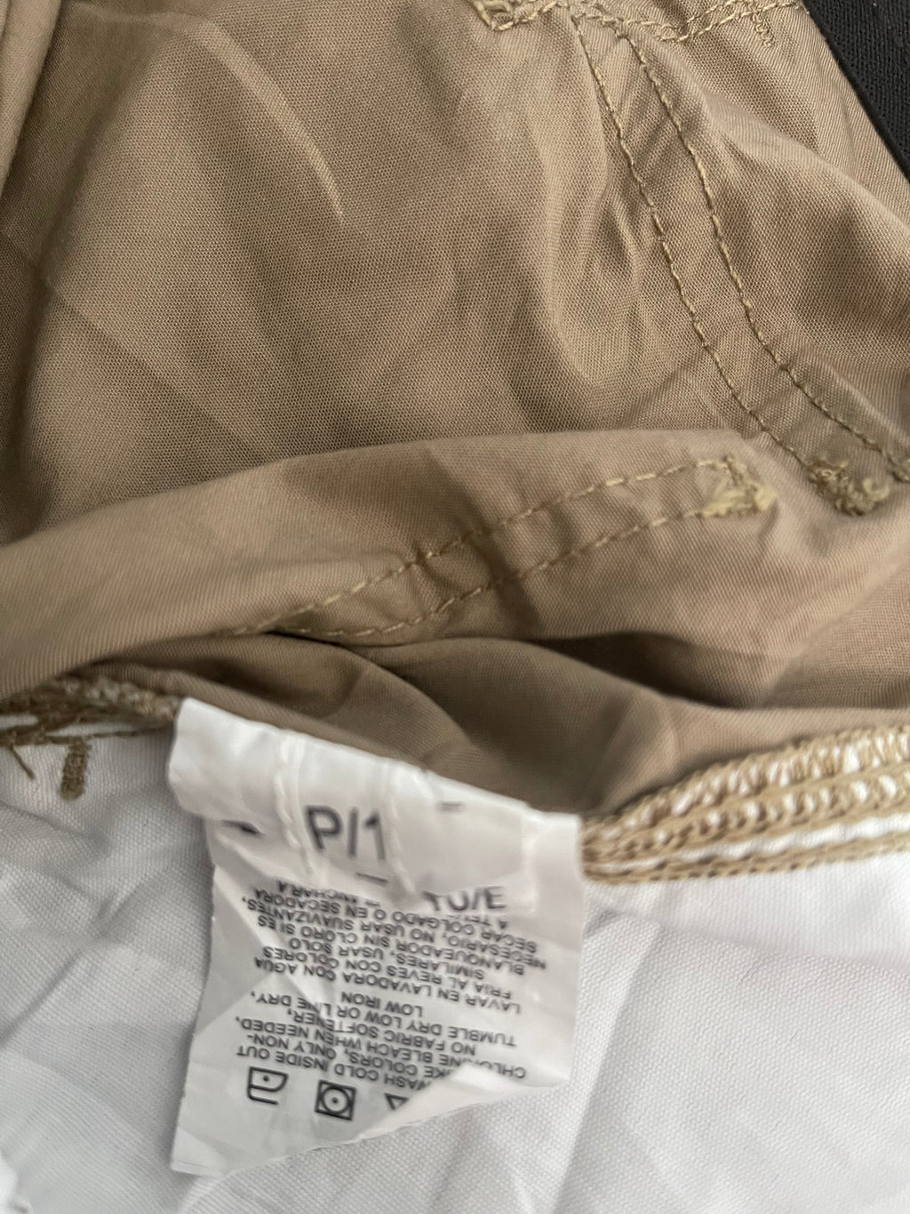 Lee Extreme Motion Men’s Cargo Shorts W34 Beige