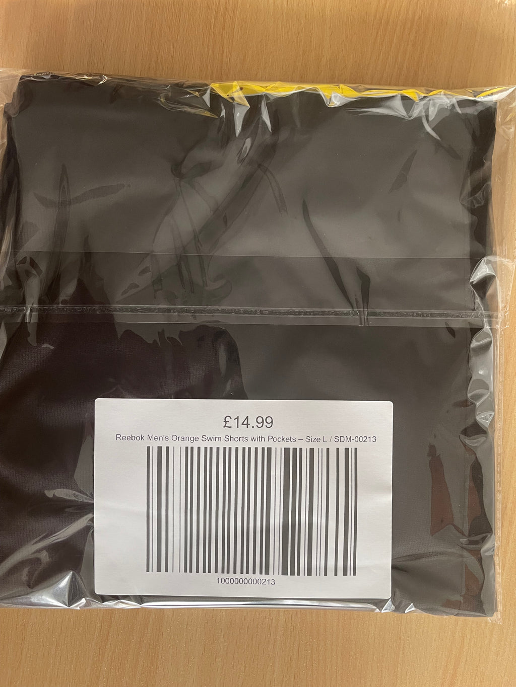 Reebok Golf Men's Black Performance Shorts with Pockets – Size 40 (EU 38)