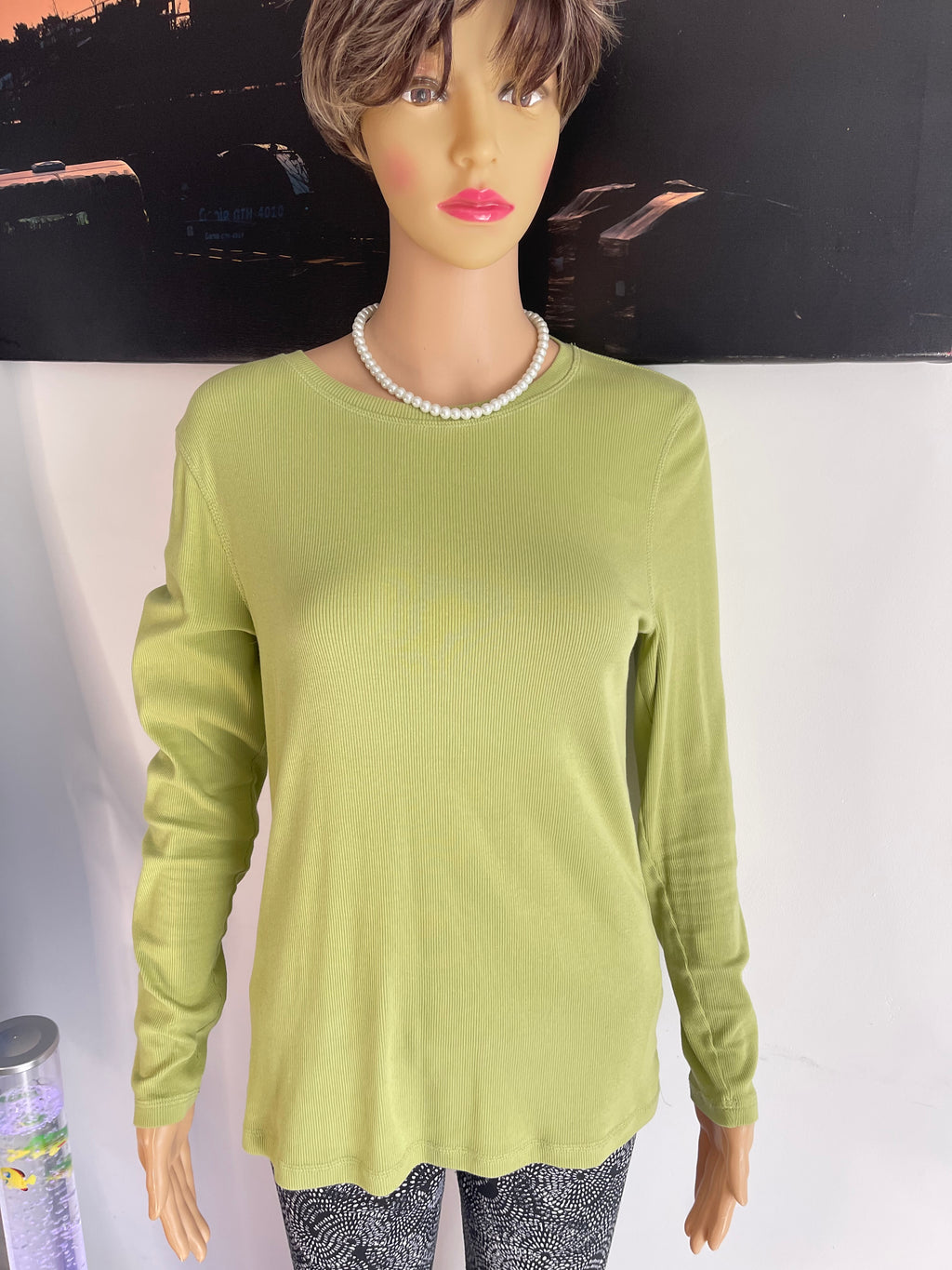 💚 M&S Ribbed Long Sleeve Top Size 14 💚 Casual Women’s Essential