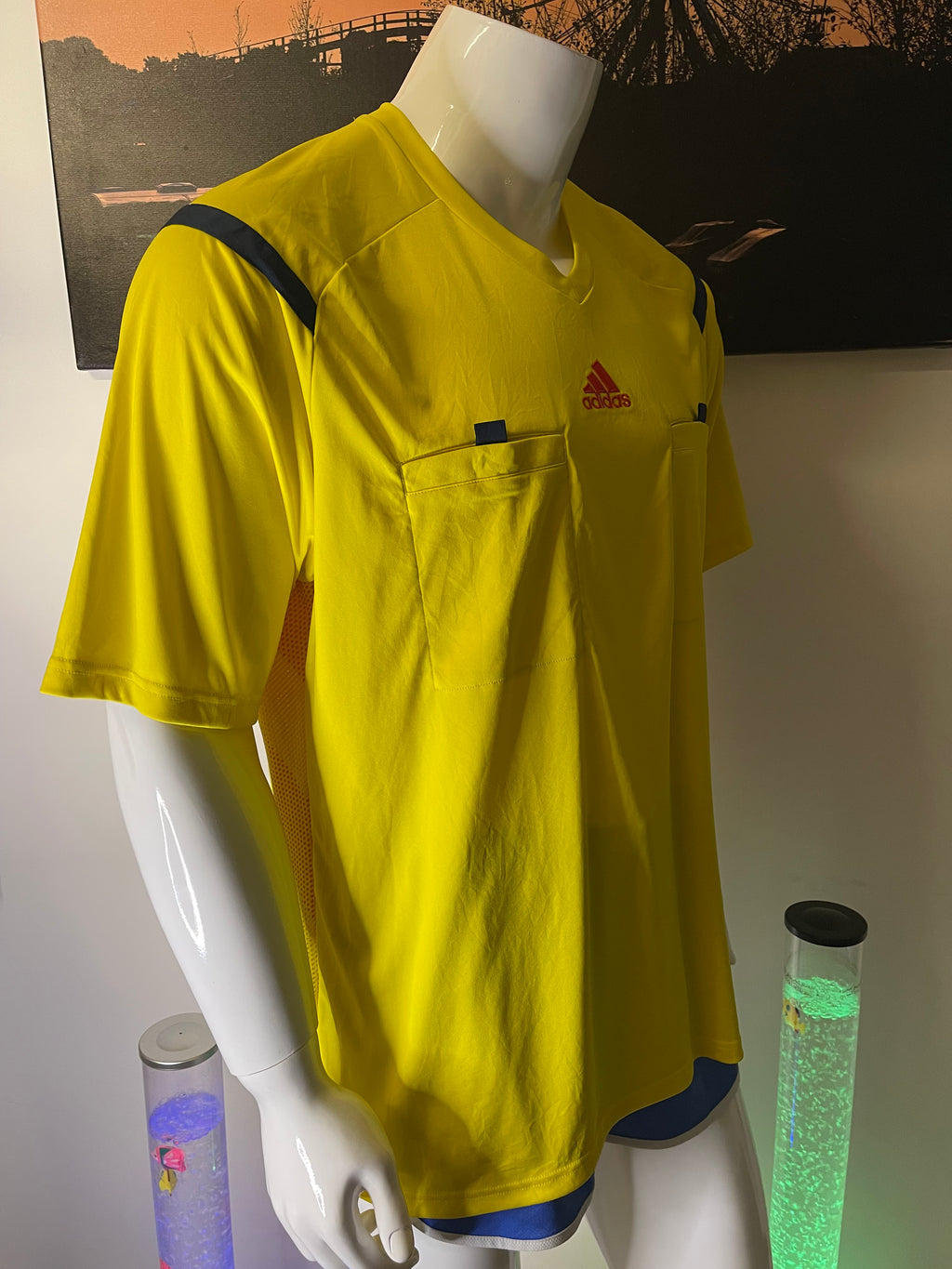 Adidas Referee Shirt Yellow Size 2XL – Excellent Condition