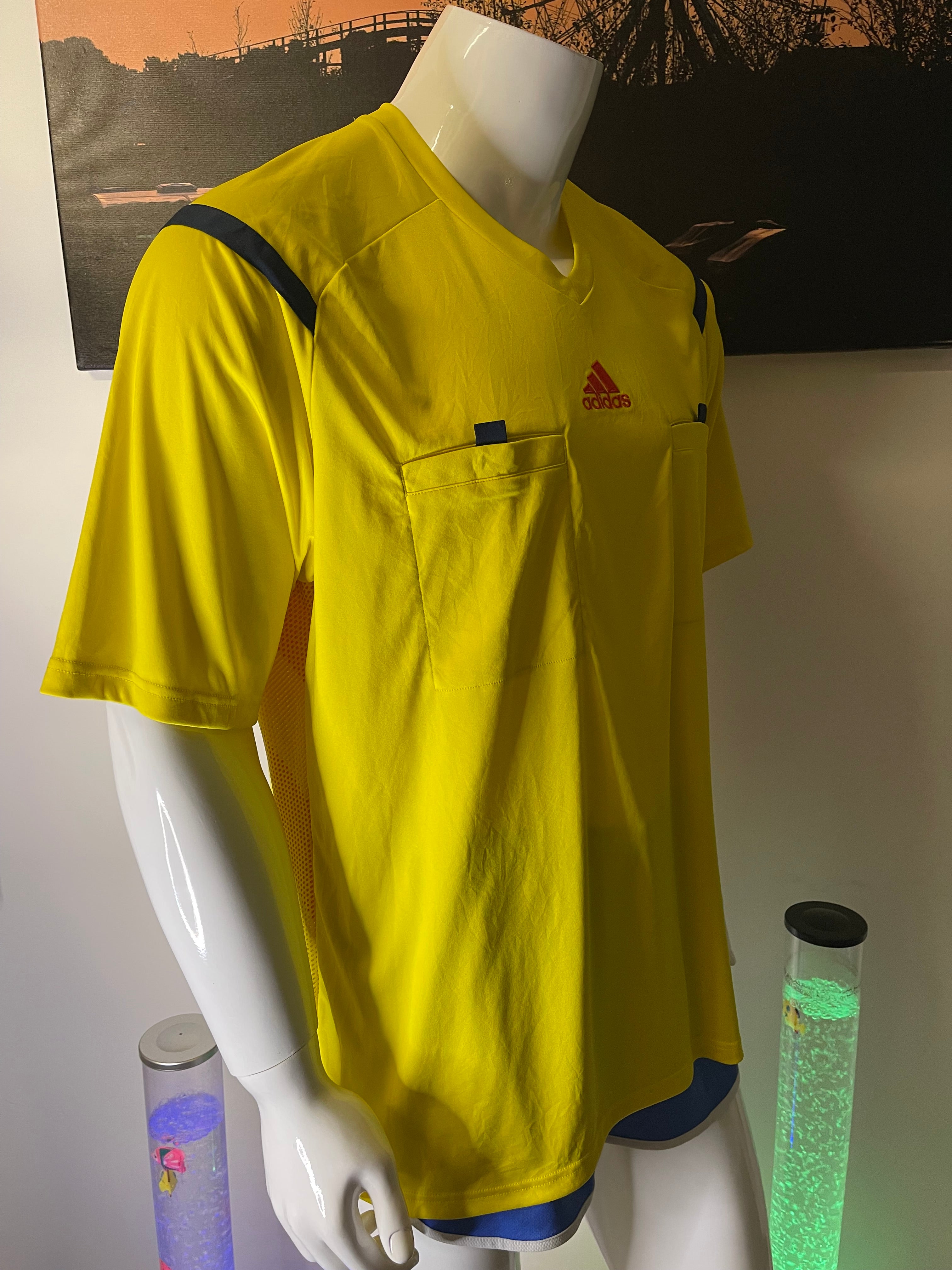 Adidas Referee Shirt Yellow Size 2XL – Excellent Condition