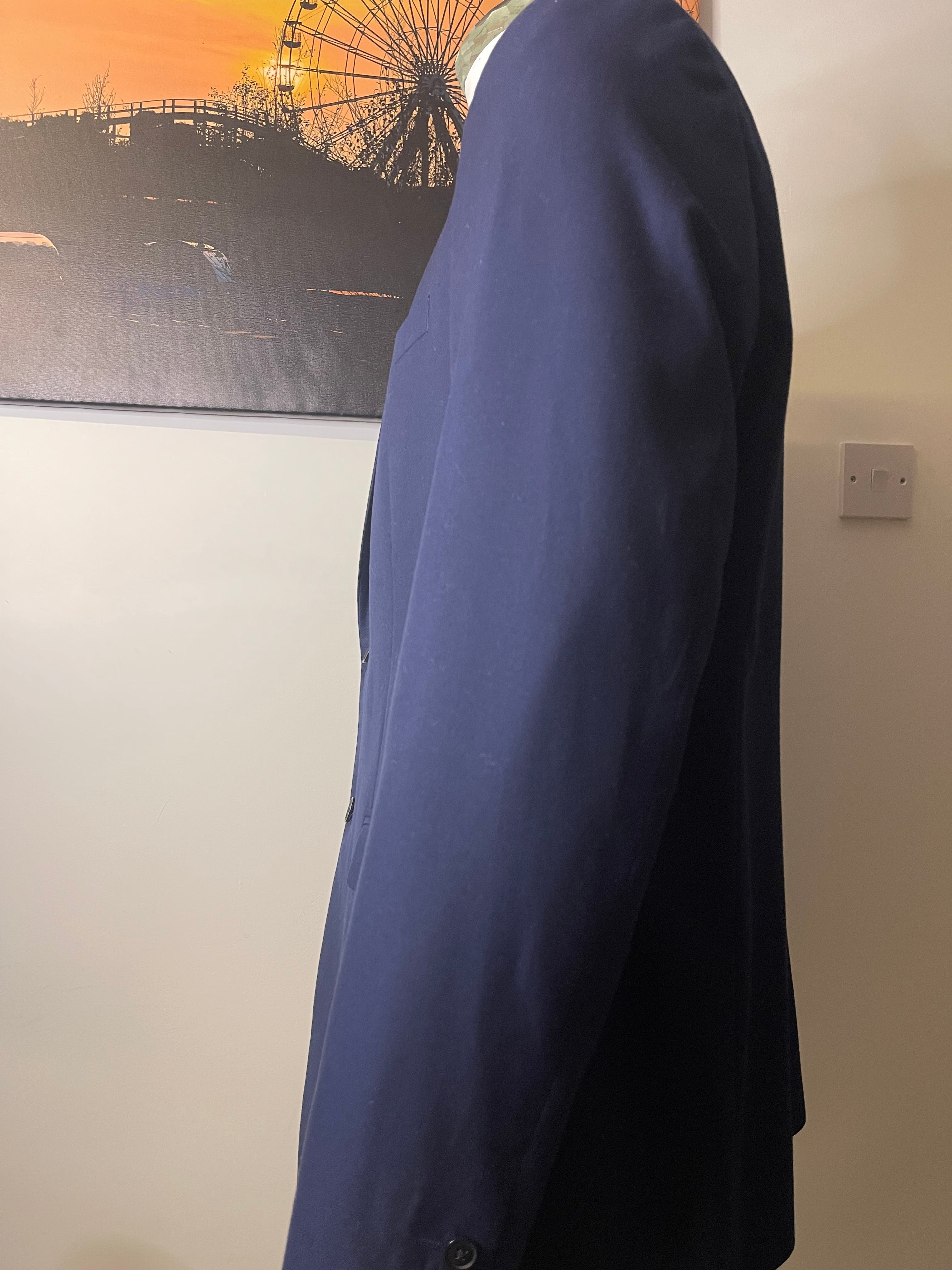 NEXT Tailoring Navy Blazer 46L 117cm Regular Fit Smart Jacket