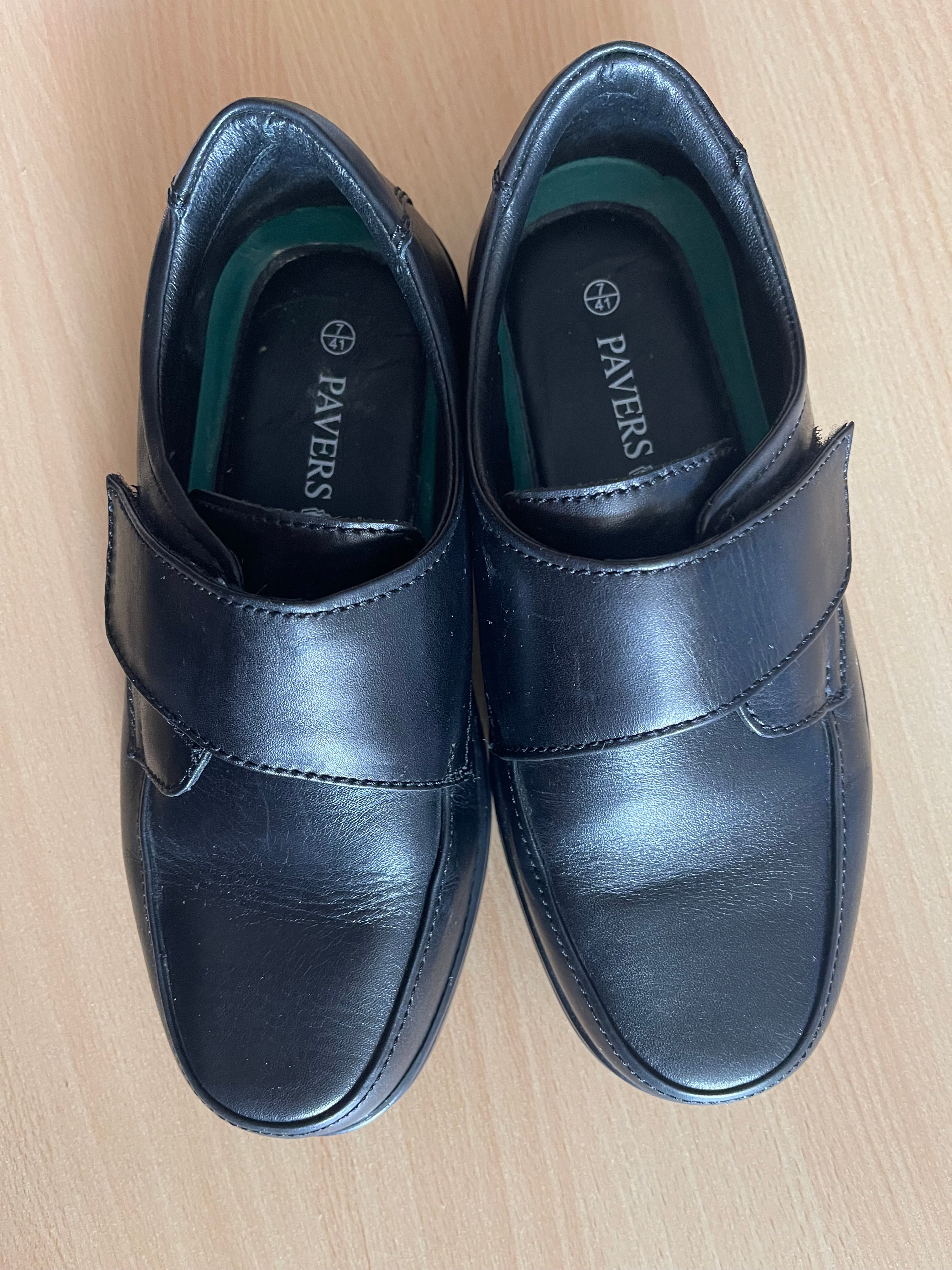 Pavers Men’s Black Comfort Shoes UK 7 New