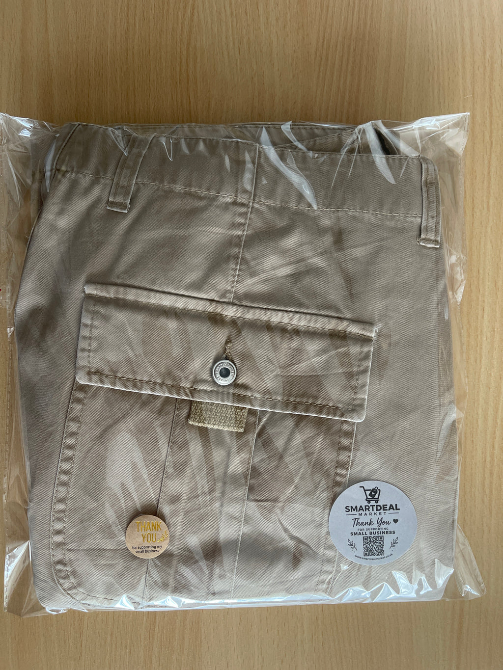Tommy Hilfiger Men’s Cargo Shorts W34 – Beige – Multi Pocket
