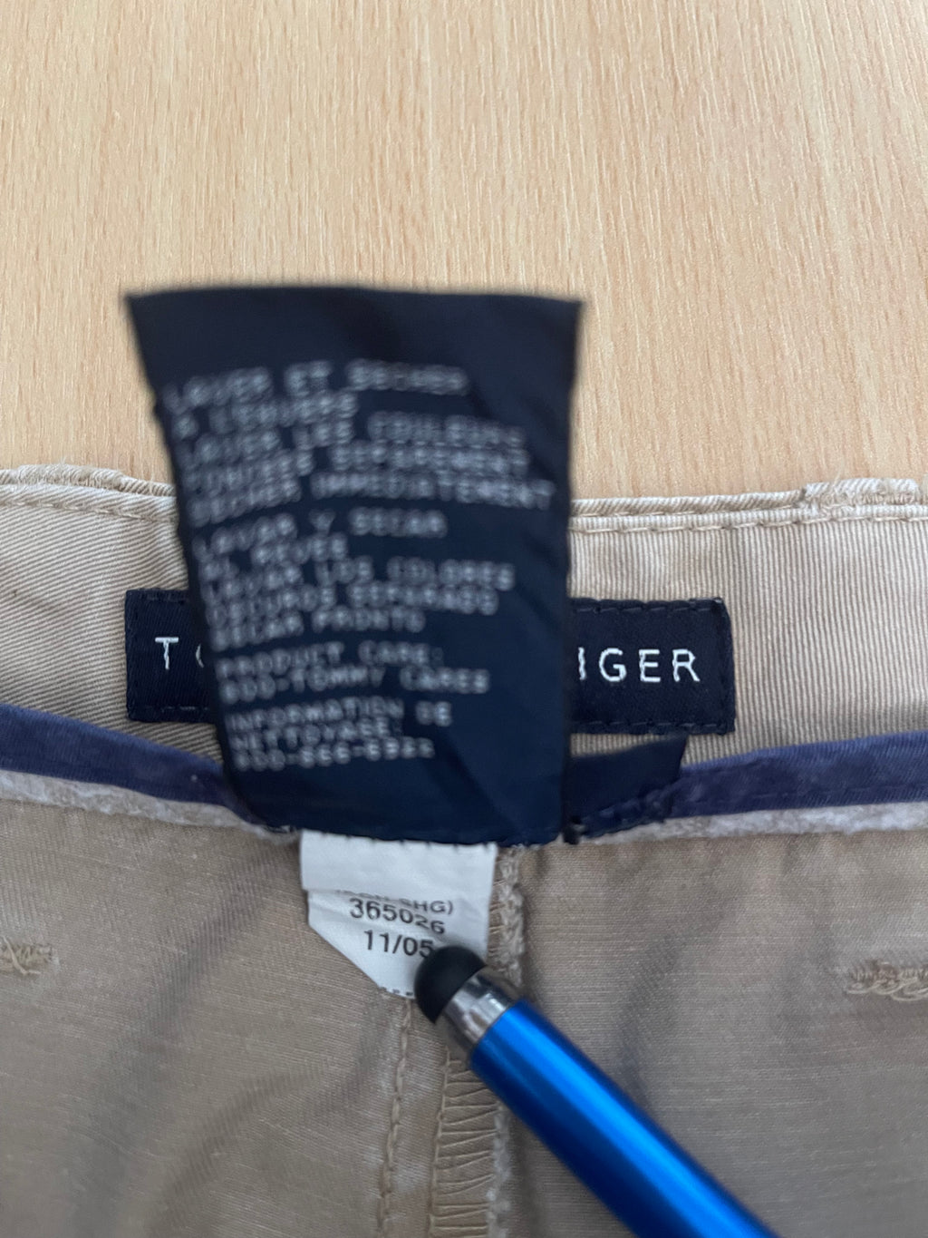 Tommy Hilfiger Men’s Cargo Shorts W34 – Beige – Multi Pocket